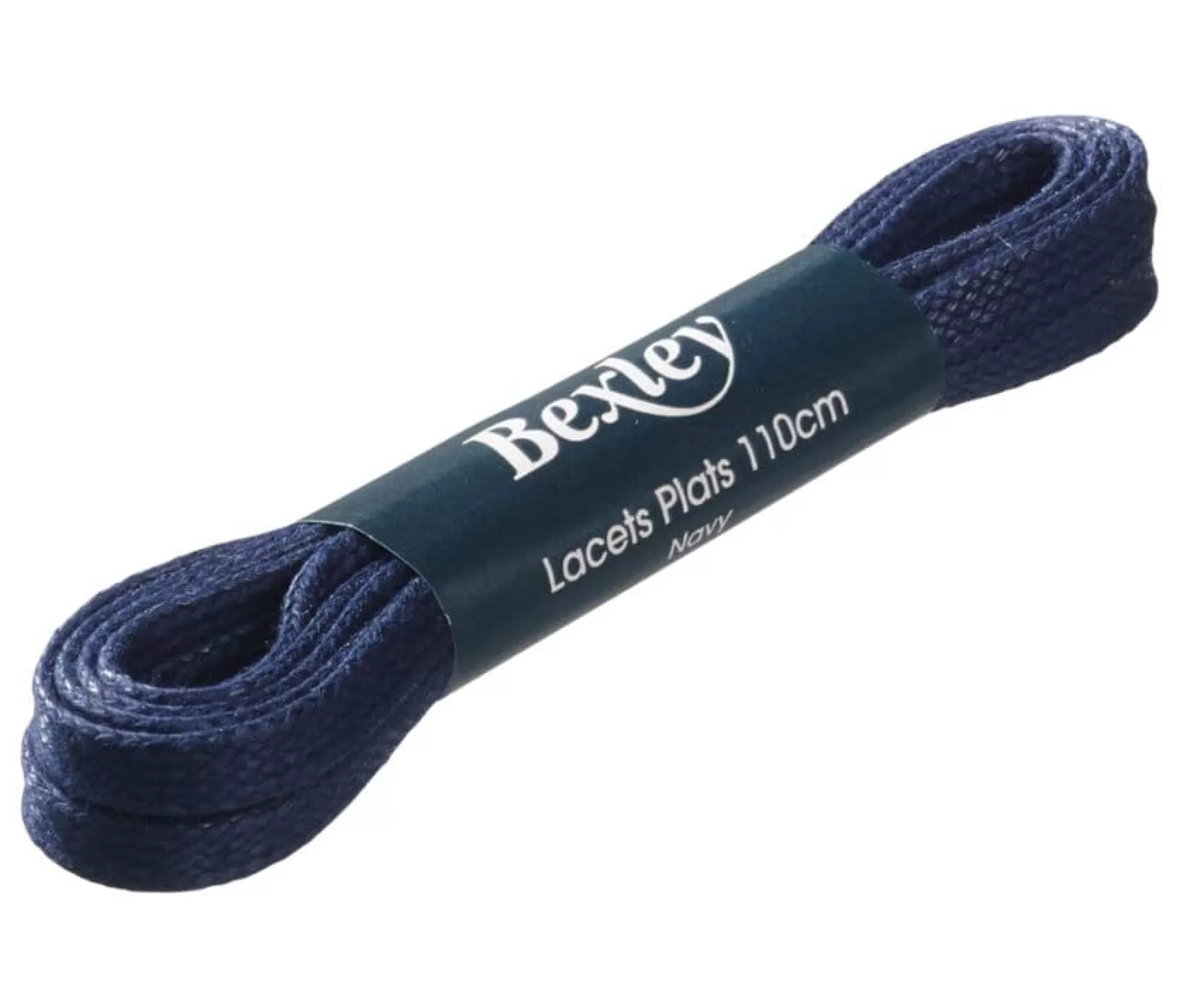 Bexley | 2 Pairs Of Shoelaces For Leather Trainers Navy