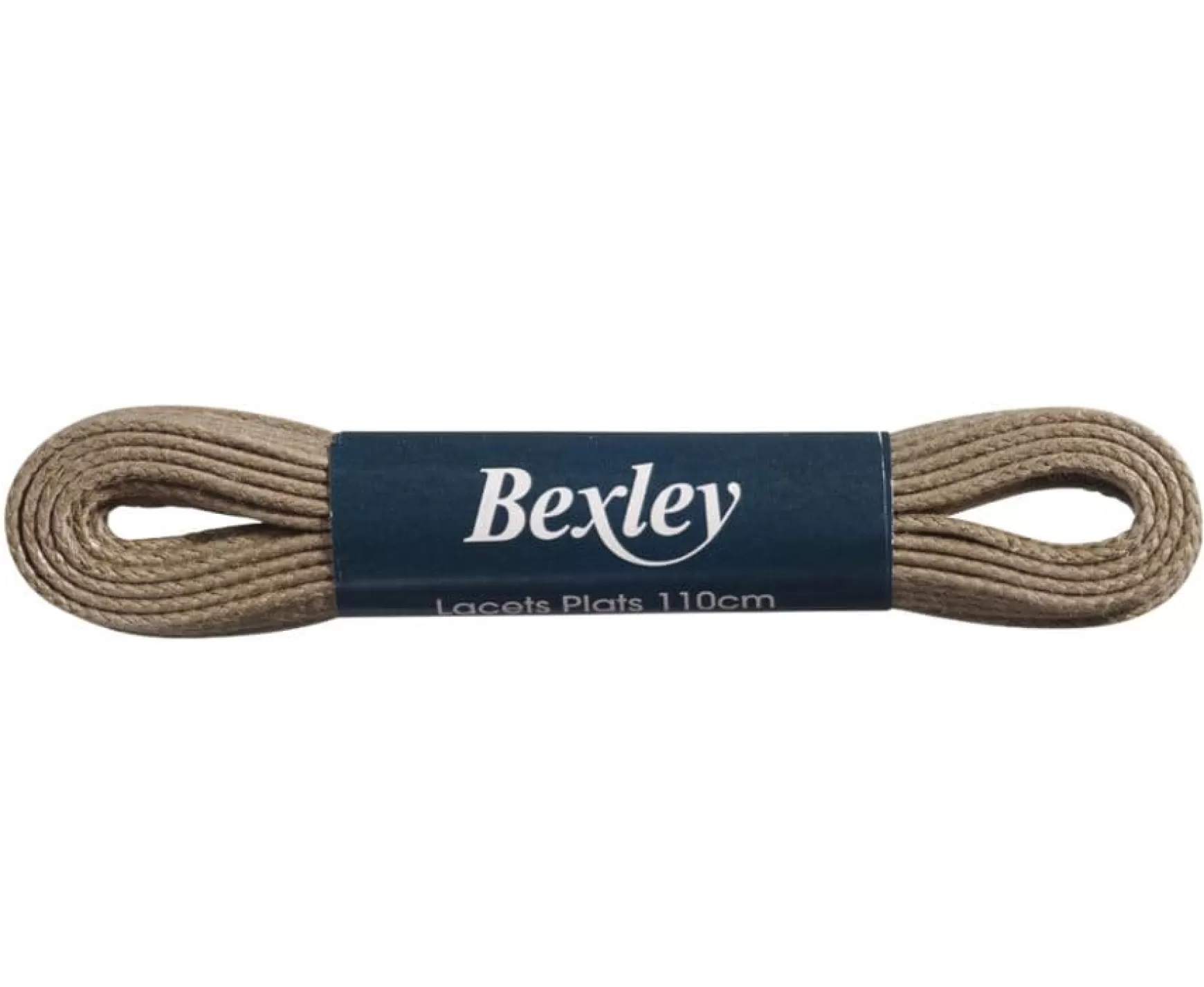 Bexley | 2 Pairs Of Taupe Shoelaces For Leather Trainers Light Taupe