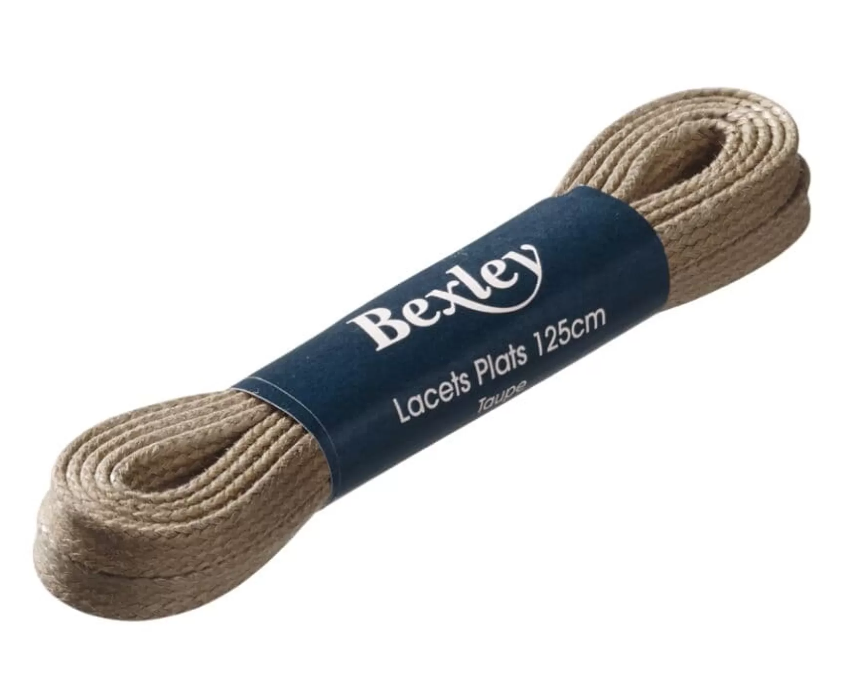 Bexley | 2 Pairs Of Taupe Shoelaces For Men'S Trainers Light Taupe