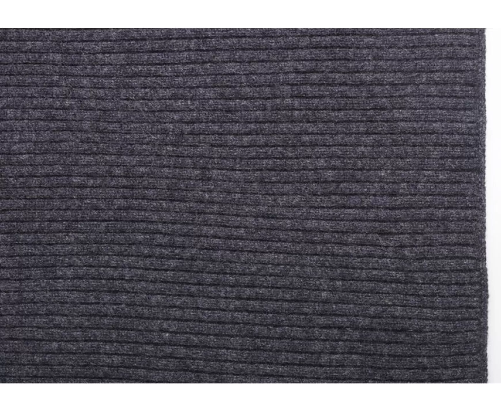 Bexley | Anthracite Melange Grey Lambswool Scarf Grey Anthracite