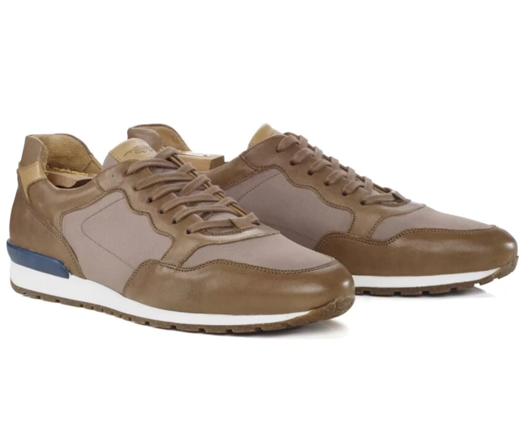 Bexley Trainers & Sneakers | Beige Leather Trainers Canberra Ii Leather Beige