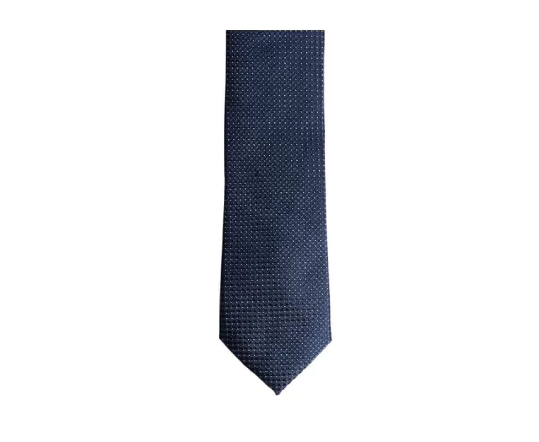 Bexley | Black & Sky Blue Squared Silk Tie Noir Et Bleu Ciel