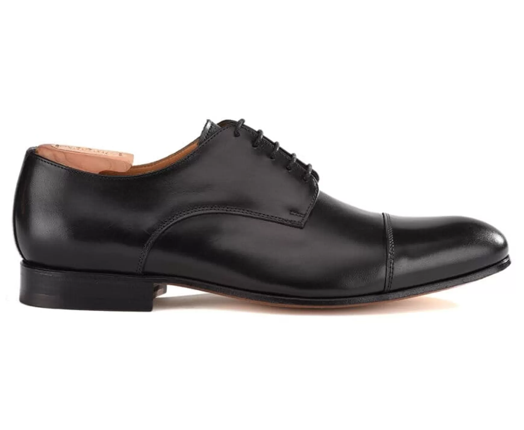 Bexley Derby Shoes | Black Derby Shoes - Leather Outsole Durrington Blackblack With Black Waistband