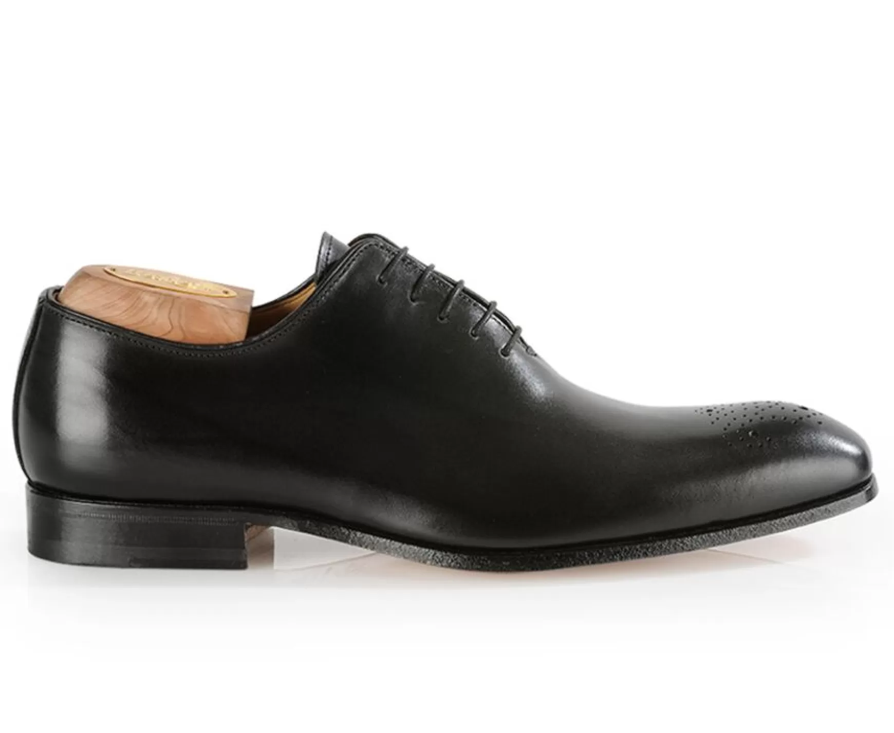 Bexley Oxford Shoes | Black Oxford Shoes - Leather Outsole Thornbury Blackblack With Black Waistband