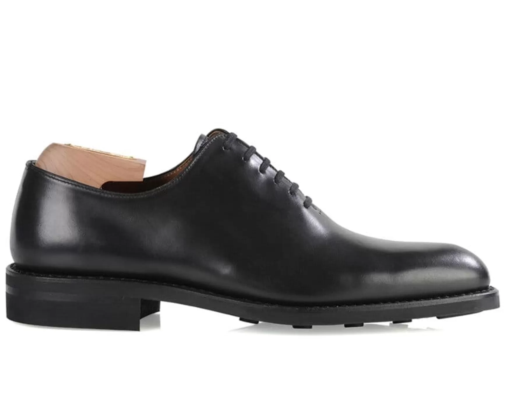 Bexley Oxford Shoes | Black Oxford Shoes - Rubber Outsole Peter Gomme City Blackblack With Black Waistband