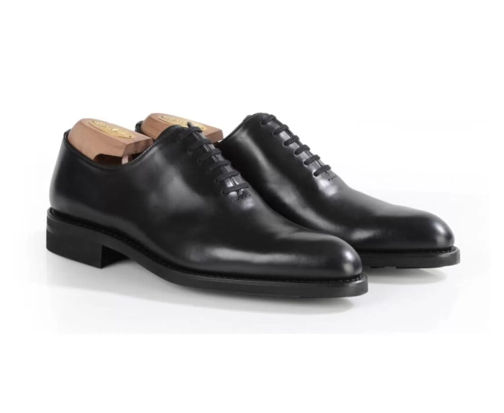 Bexley Oxford Shoes | Black Oxford Shoes - Rubber Outsole Peter Gomme City Blackblack With Black Waistband