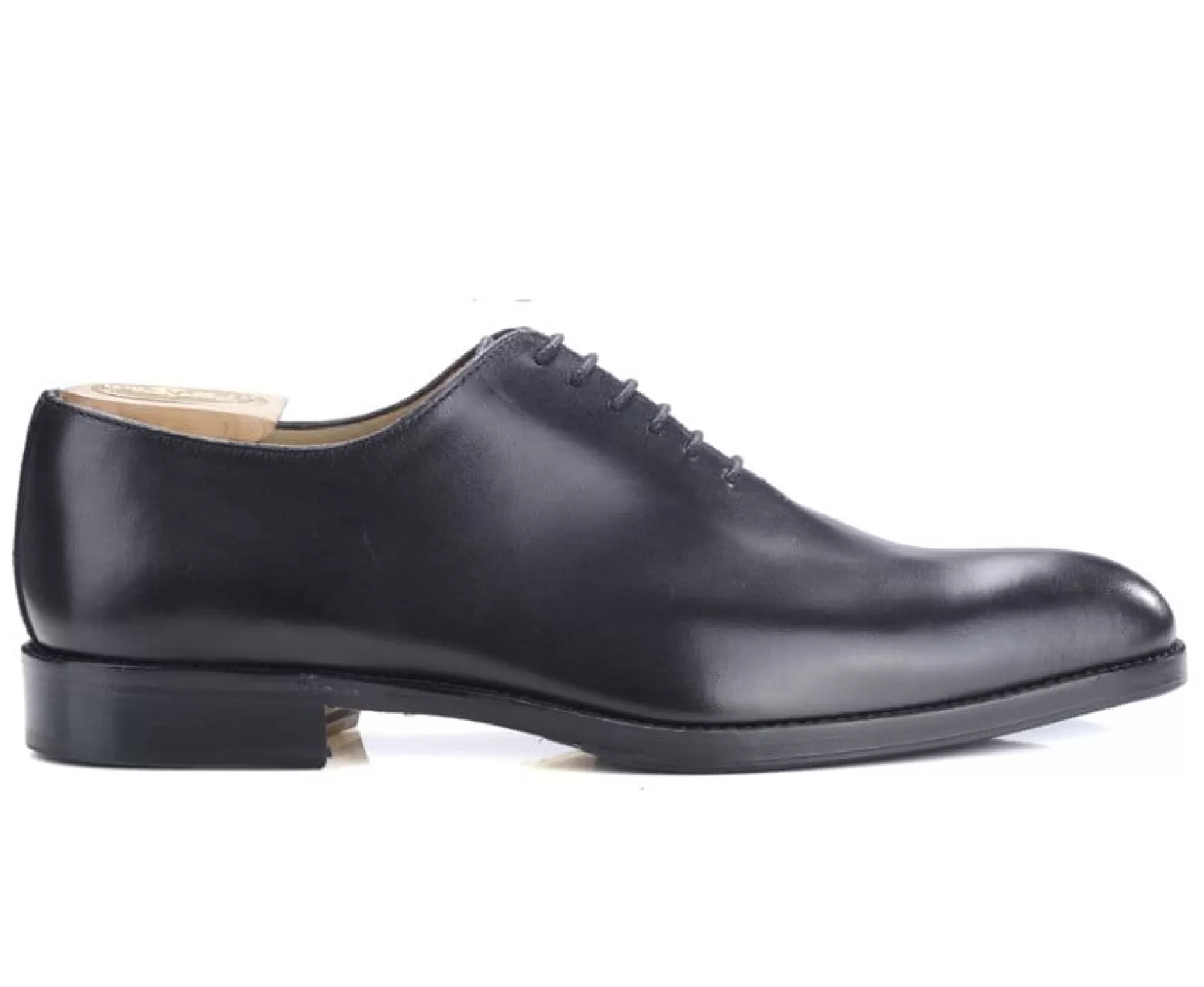 Bexley Oxford Shoes | Black Oxford Shoes - Rubber Pad Peter Patin Blackblack With Black Waistband