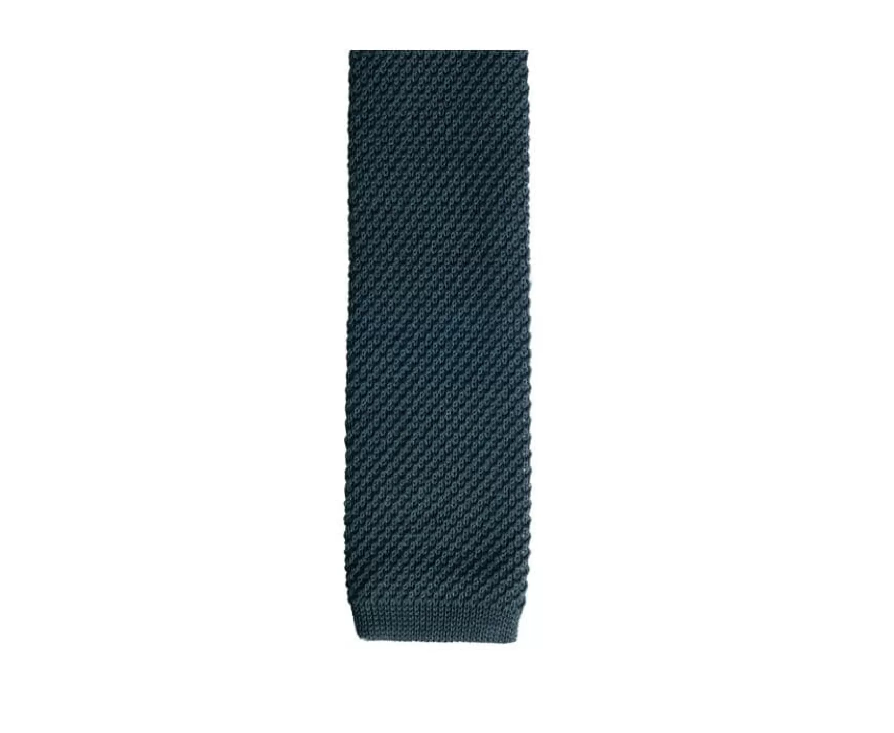 Bexley | Bottle Green Knitted Cotton Tie Vert Bouteille