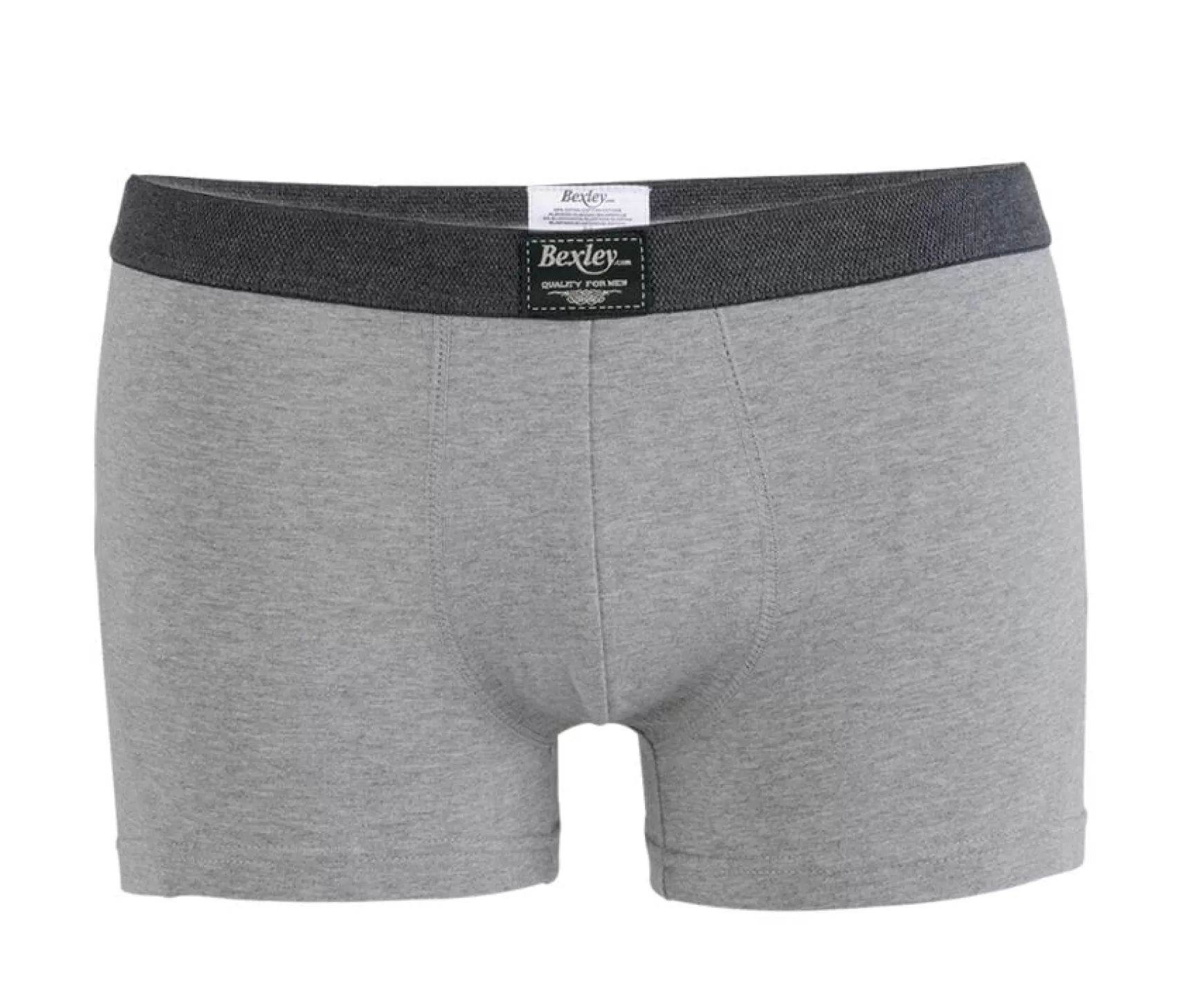 Bexley | Box Of 2 Men'S Boxers Shorts Elliot Grey Melange