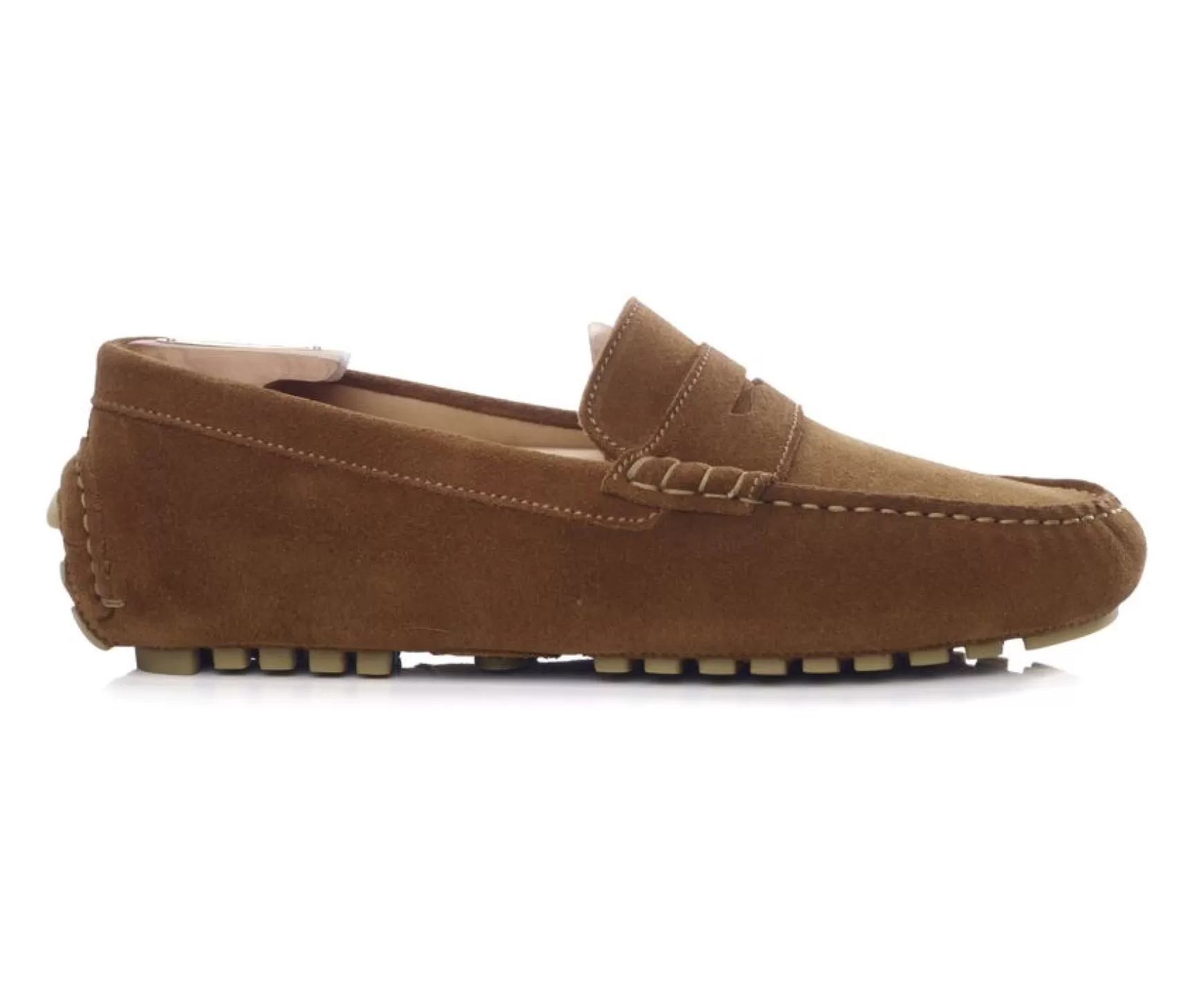 Bexley Moccasins | Caramel Suede Men'S Driving Moccasins Ferguson Toffy Suede