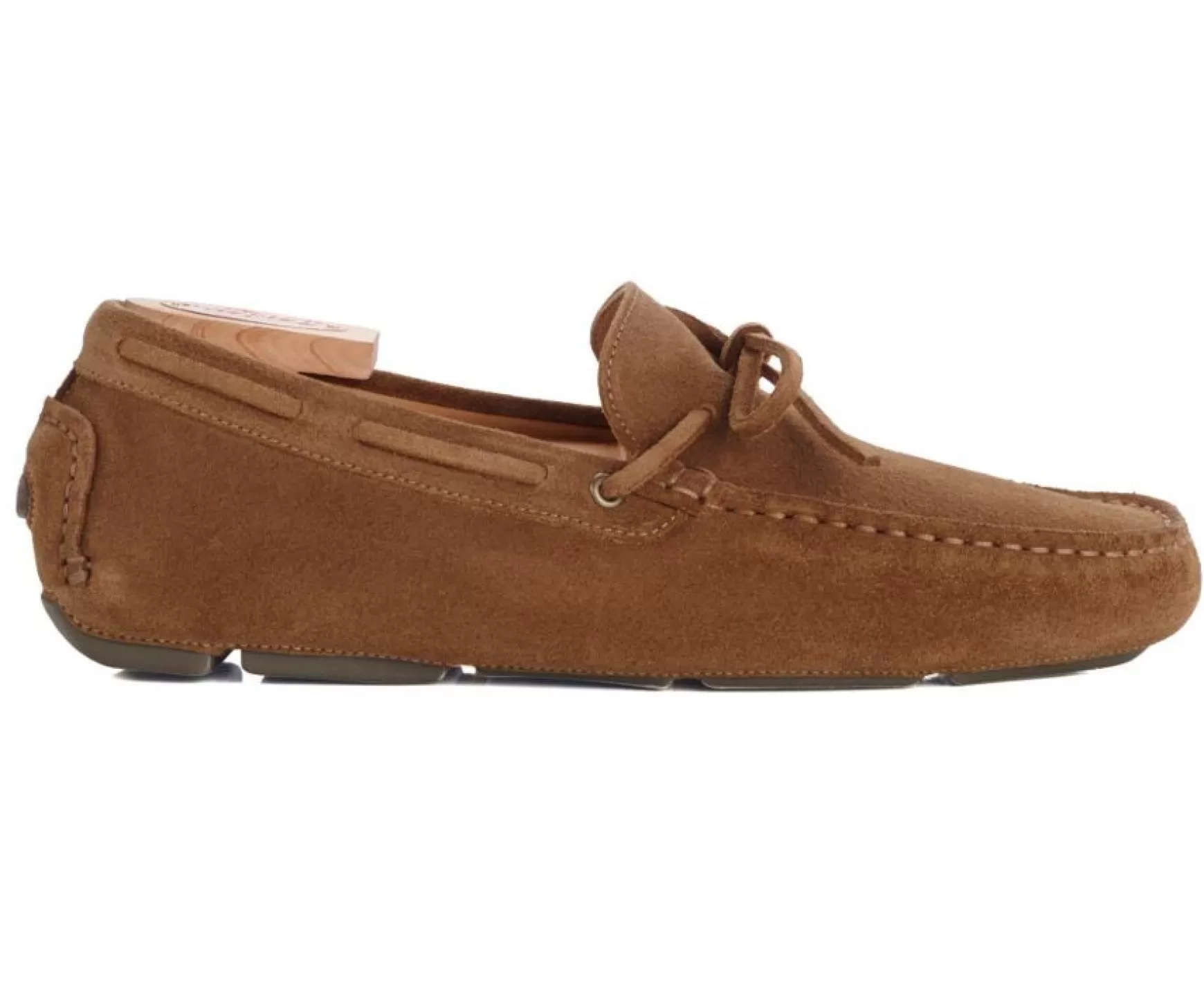 Bexley Moccasins | Chamois Velvet Men'S Summer Loafers Deltona Hazelnut Suede