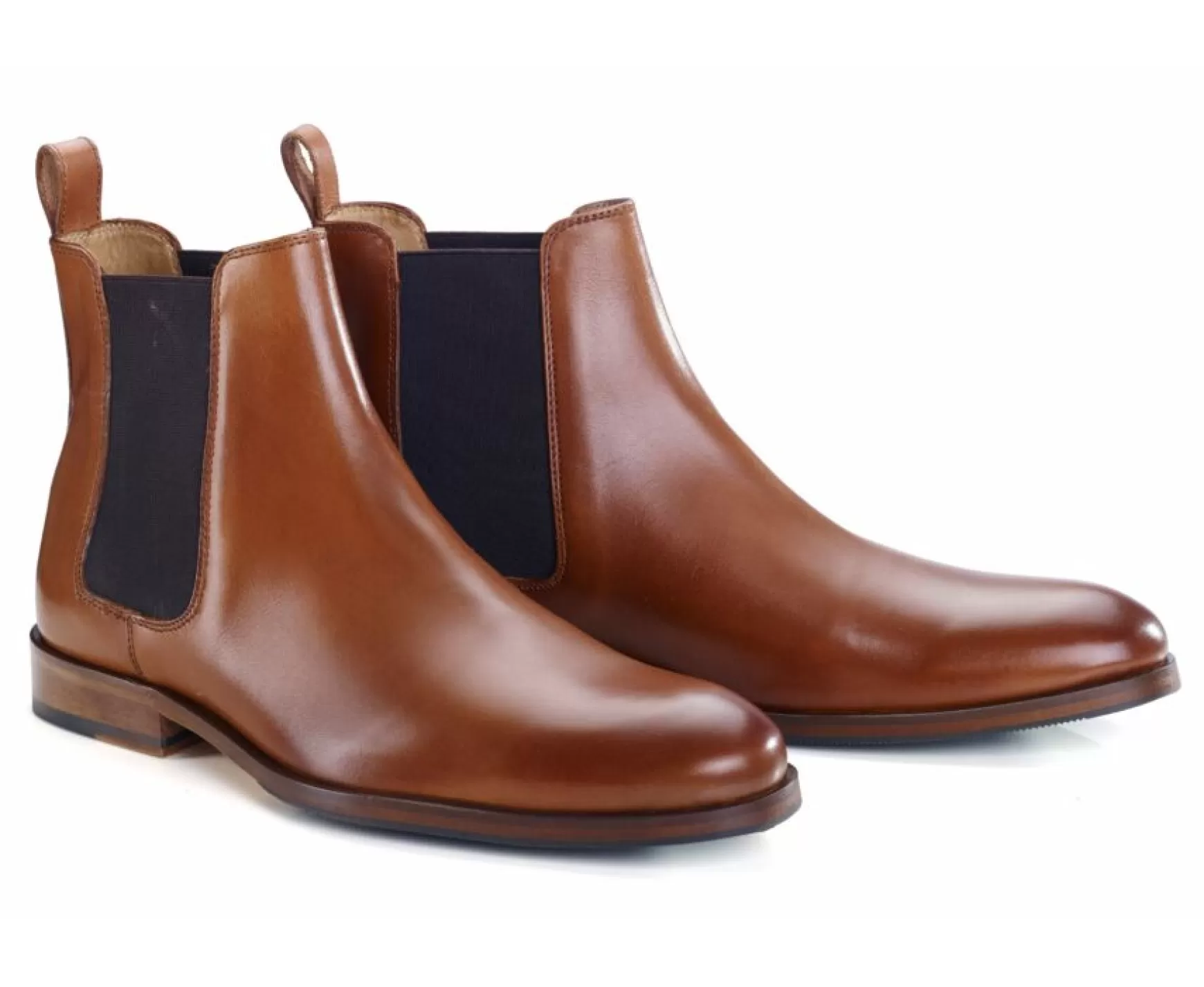 Bexley Boots Shoes | Chelsea Boots Dawson Ii Patin Patina Cognac