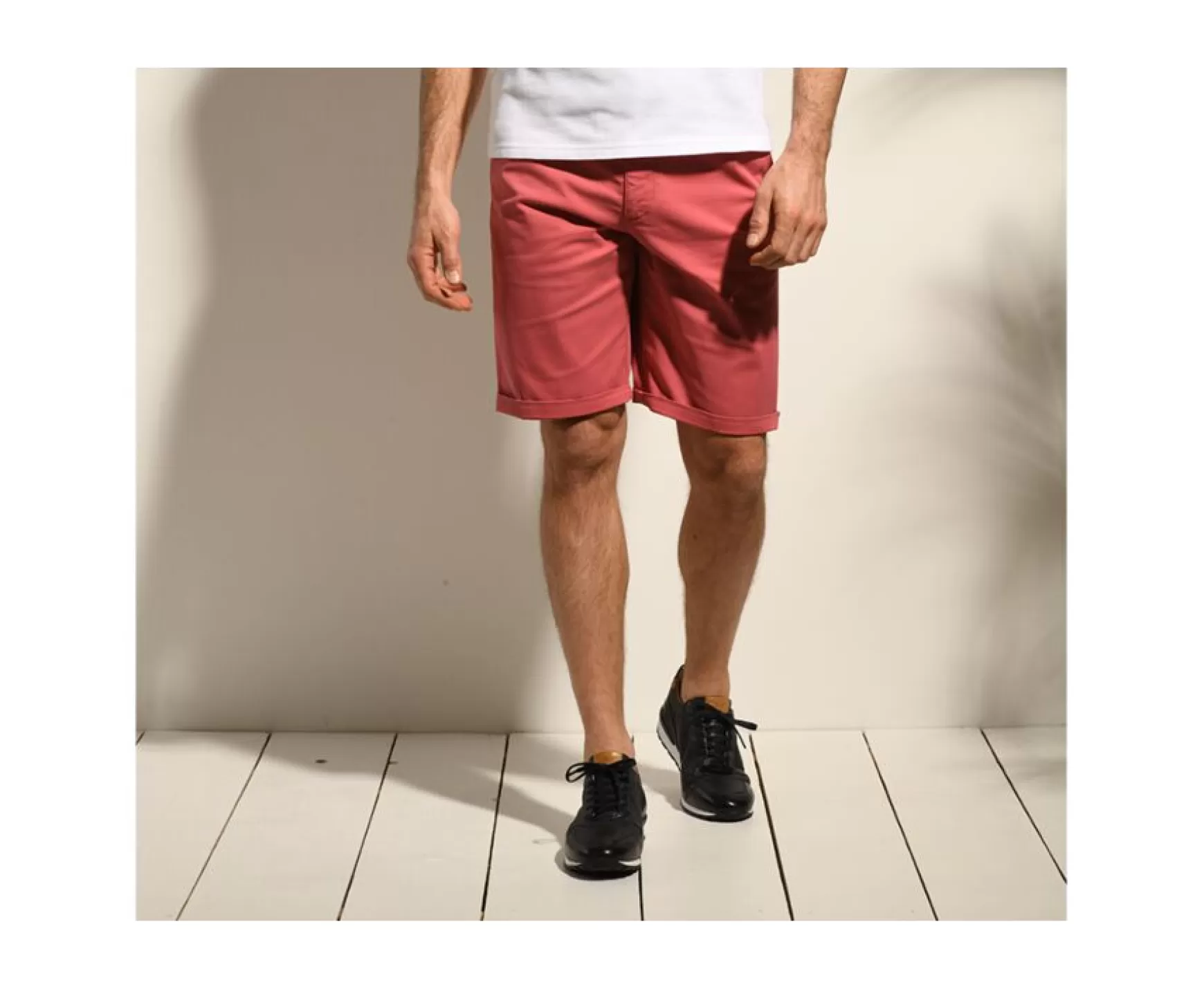 Bexley Chino Shorts | Chino Shorts Barry Raspberry