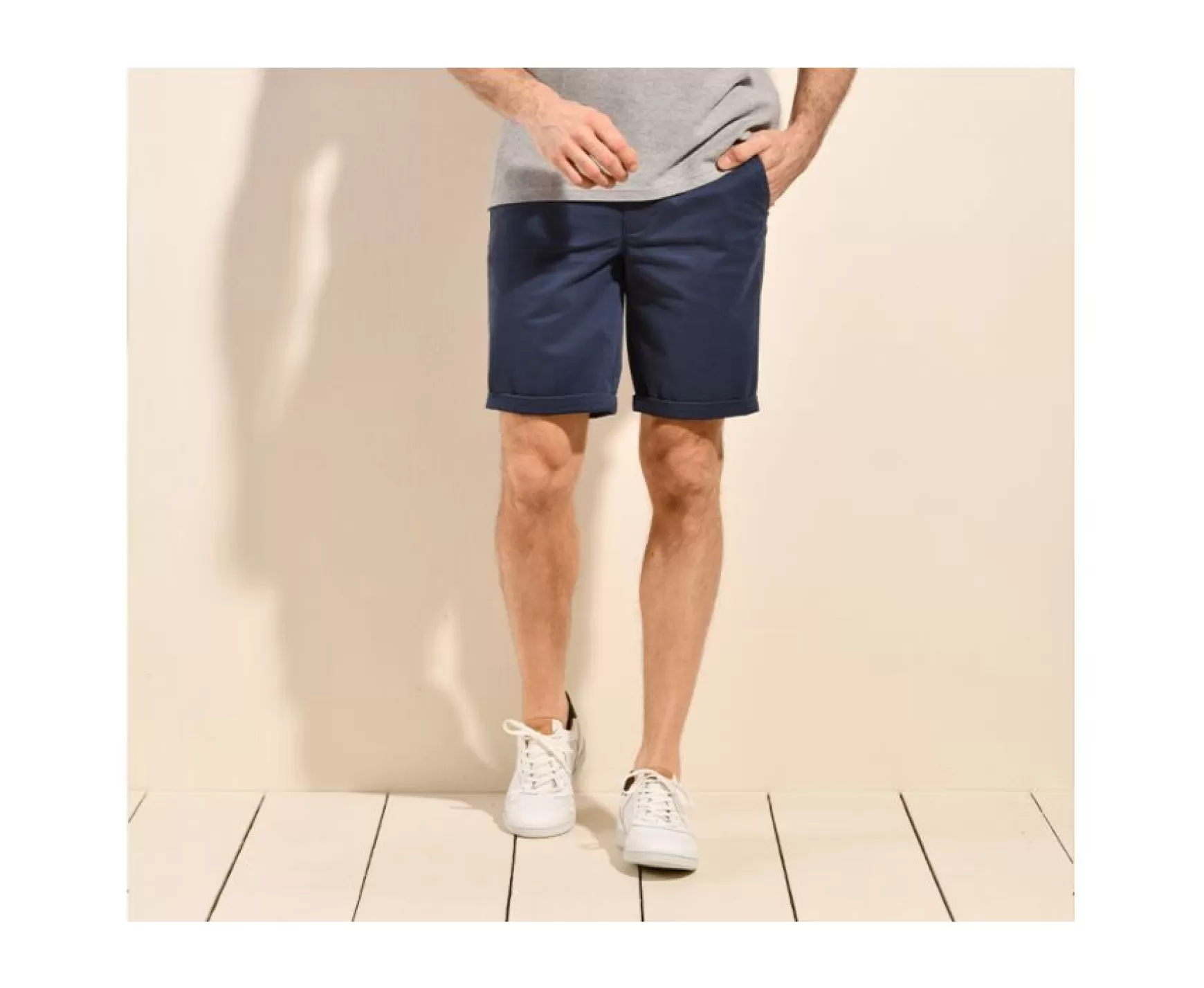 Bexley Chino Shorts | Chino Shorts Barry Navy Denim