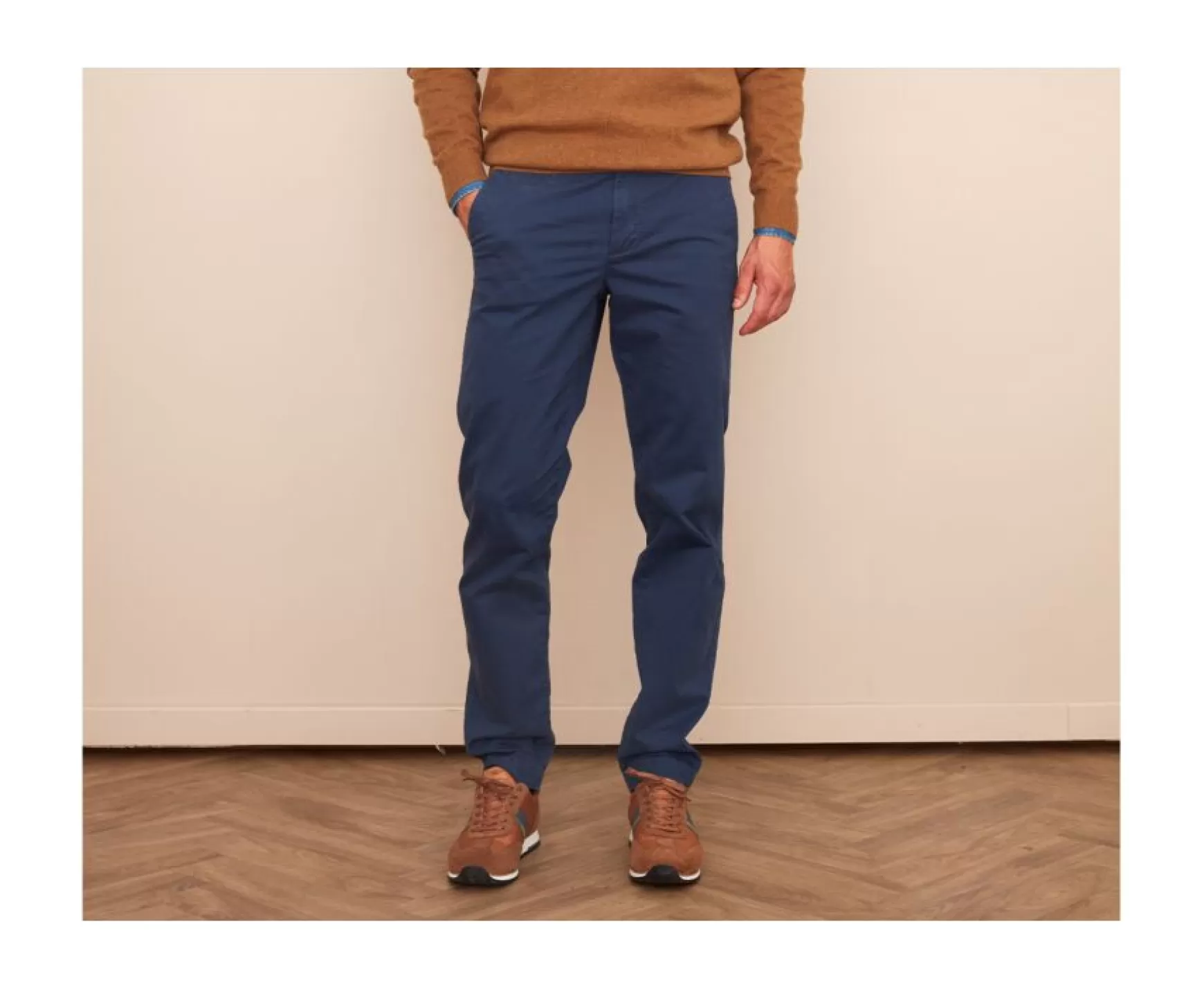 Bexley Standard Fit | Chino Trousers For Men Jerry Ii Navy Denim