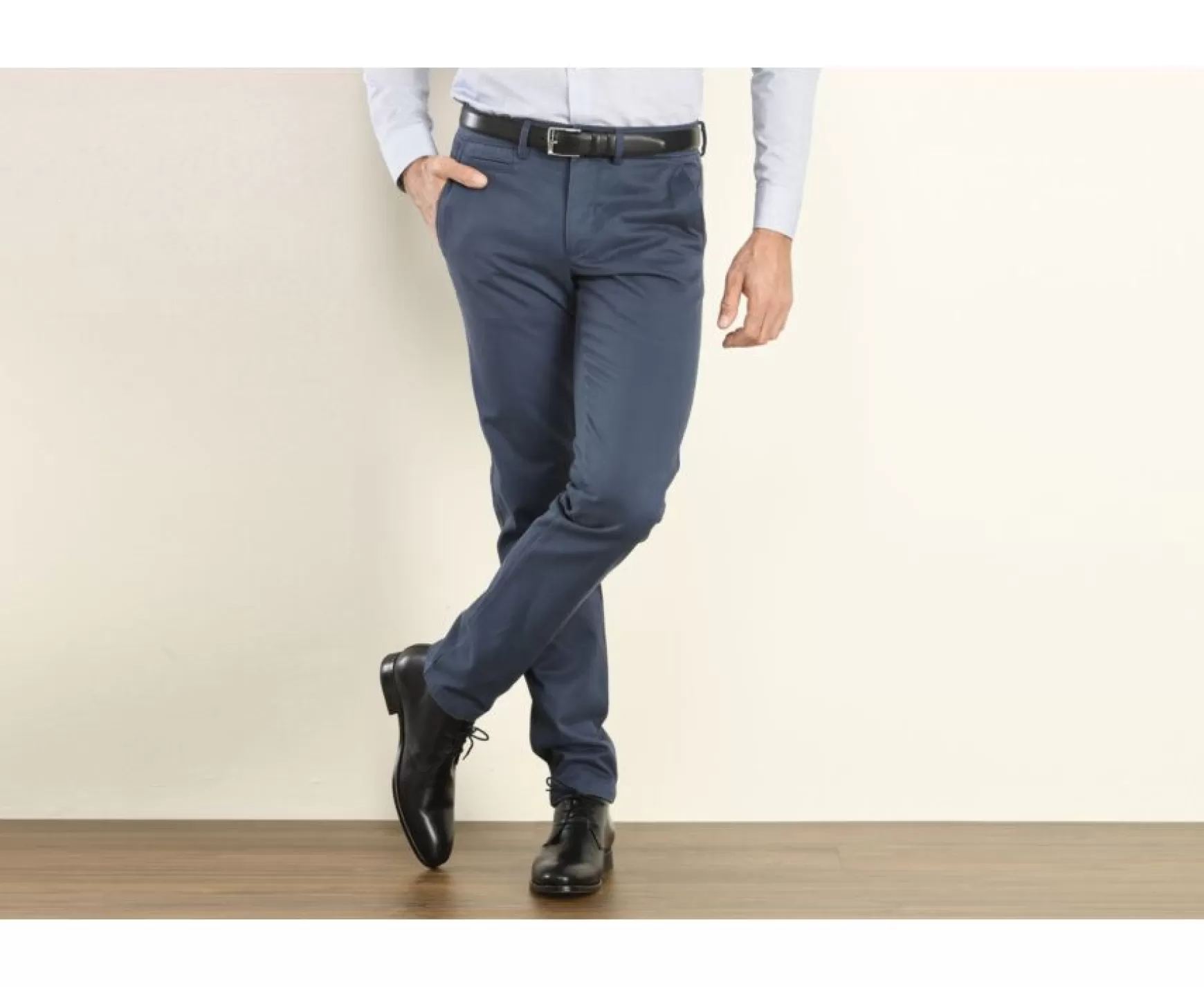 Bexley Adjusted Fit | Chino Trousers For Men Nigel Ii Blue