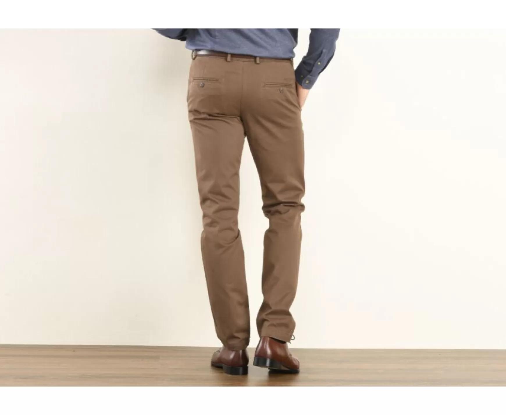 Bexley Adjusted Fit | Chino Trousers For Men Nigel Ii Chocolate