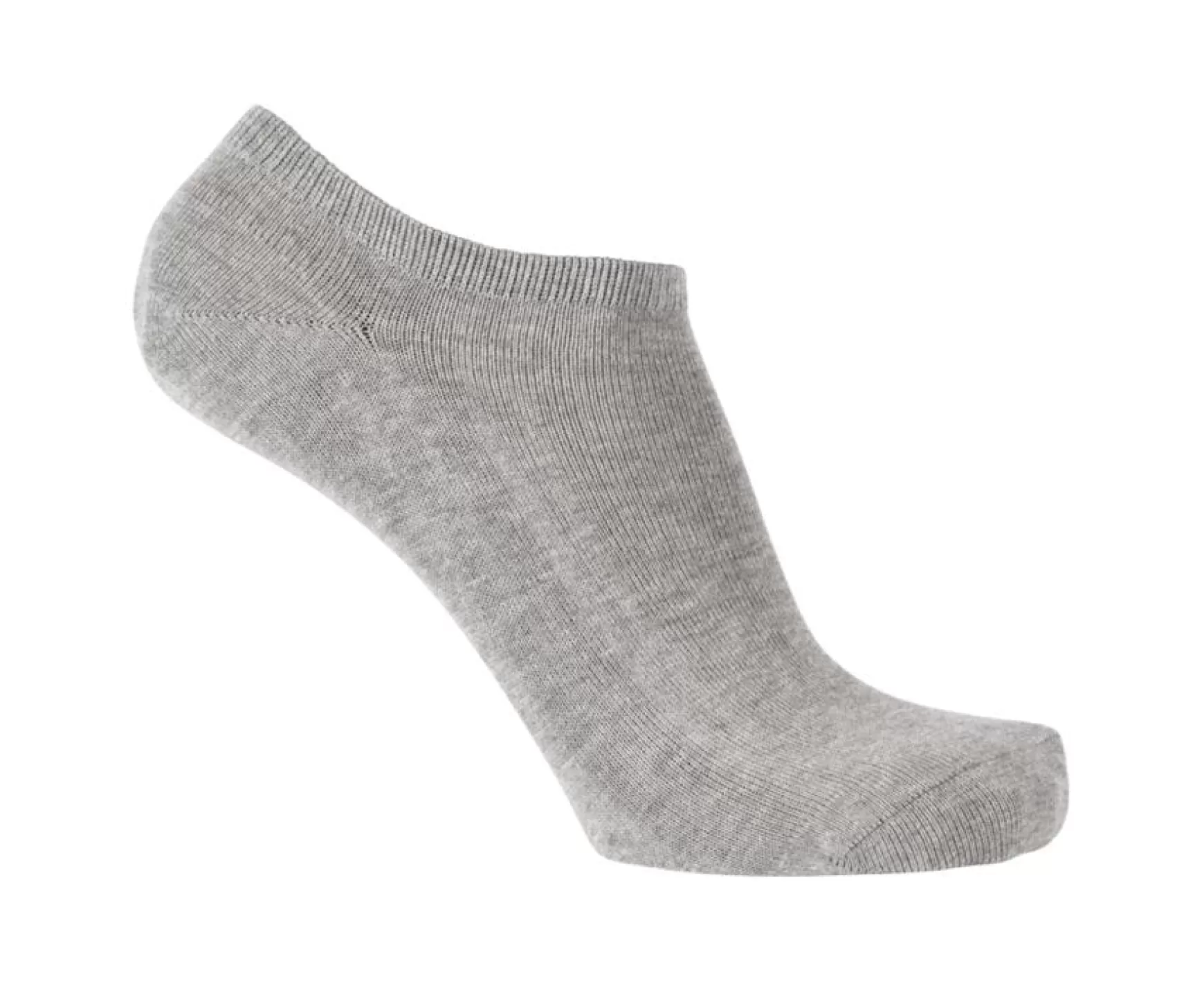 Bexley | Cotton Low Cut Socks For Men Light Grey Melange