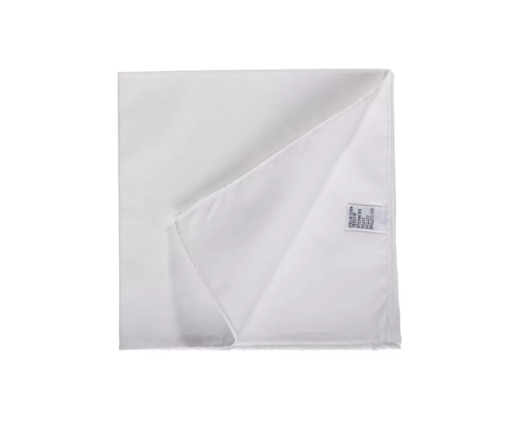 Bexley | Cotton Pocket Square White