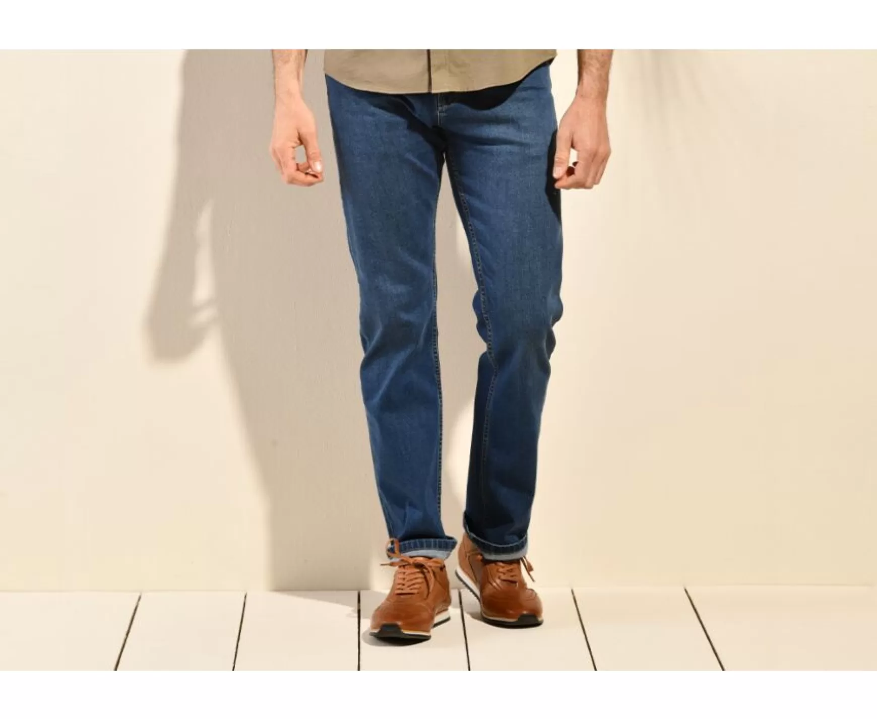 Bexley Standard Fit | Denim Stone Men'S Regular Fit Jeans Chuck Ii Stone Denim