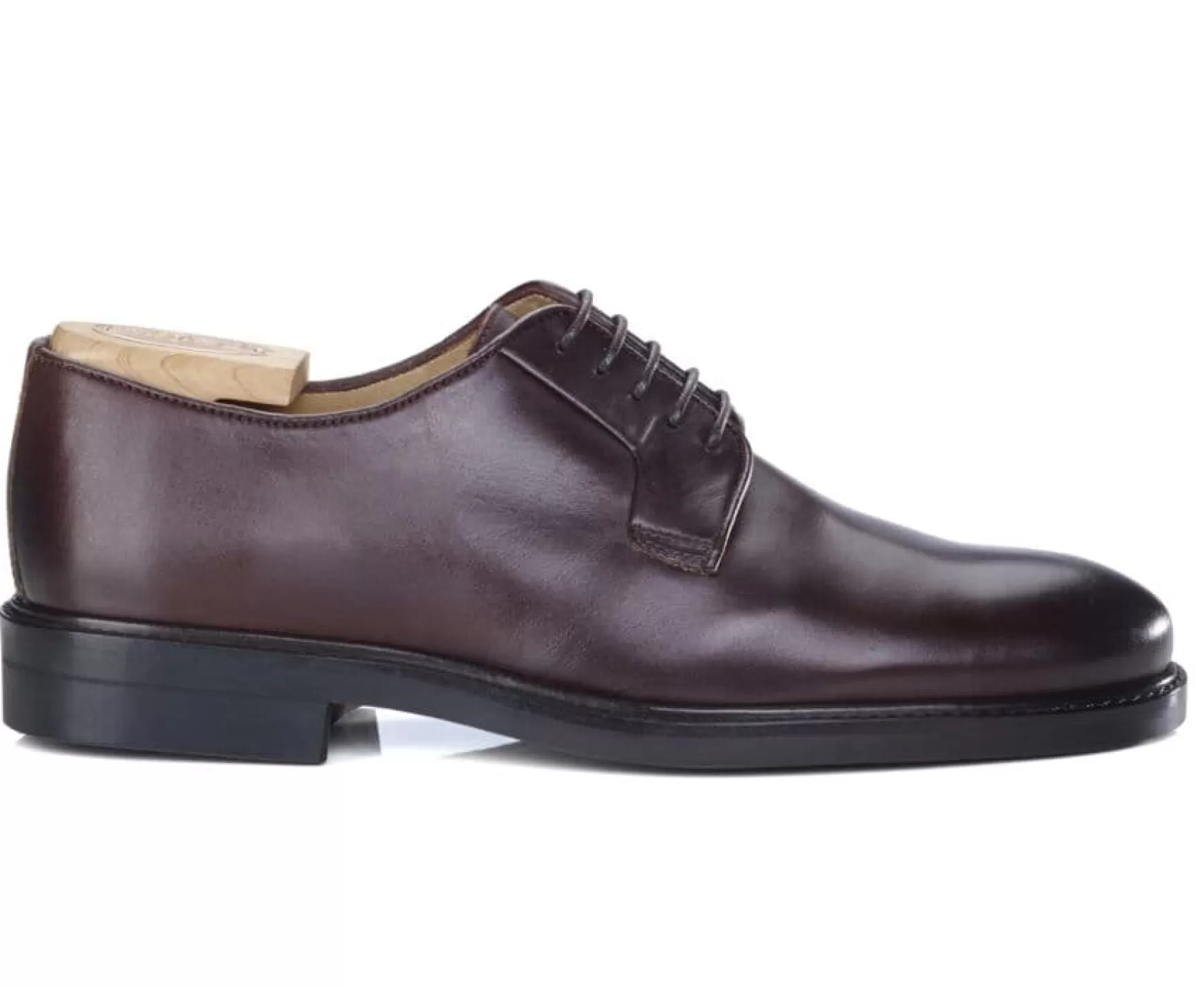 Bexley Derby Shoes | Derby Shoes - Rubber Outsole - Monterey Classic Gomme City | Dark Chocolate