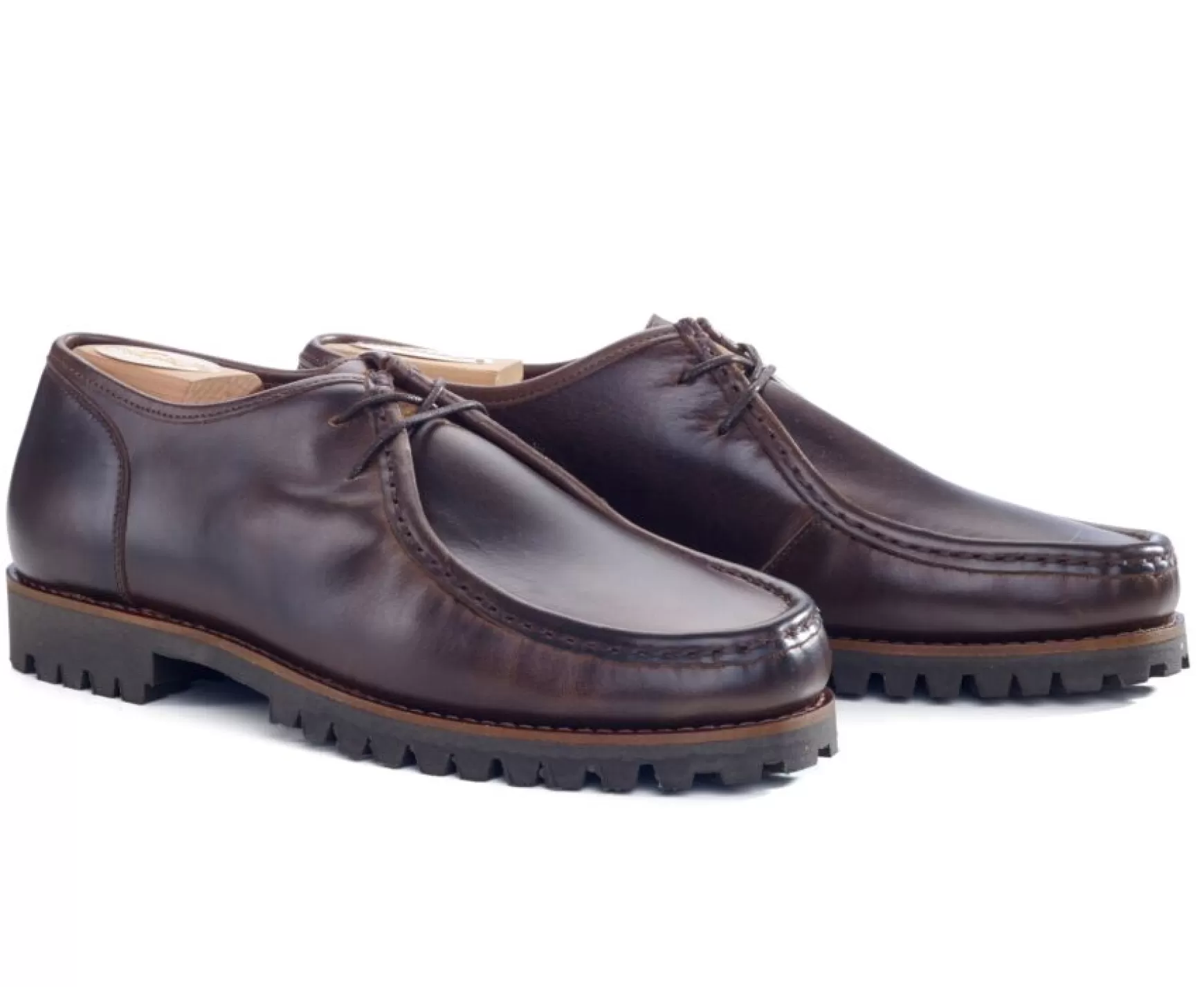 Bexley Comfort Shoes | Derby Shoes - Rubber Outsole Colney Gomme Brown