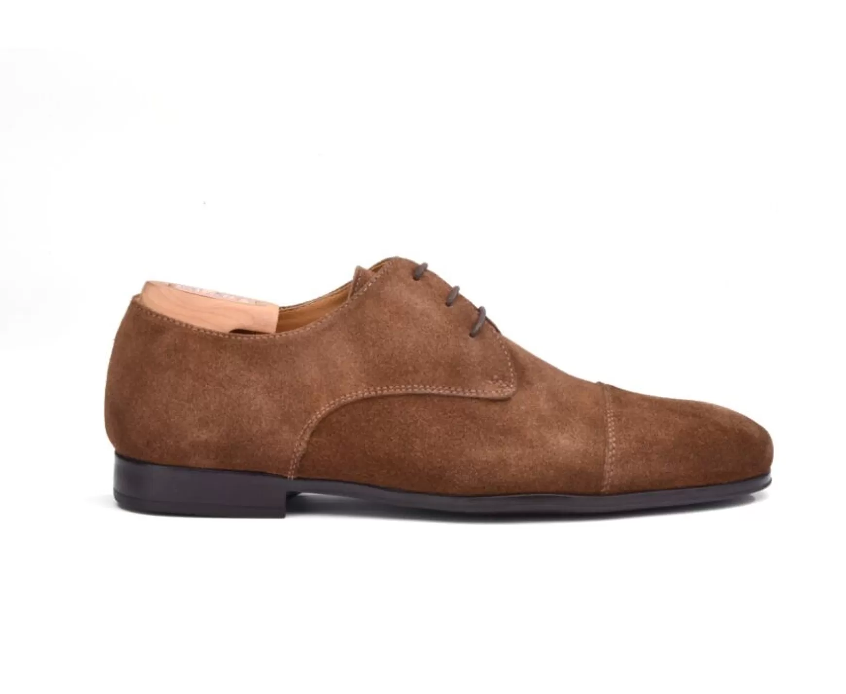 Bexley Derby Shoes | Derby Shoes - Rubber Outsole Dernox Gomme Urban Havana Suede