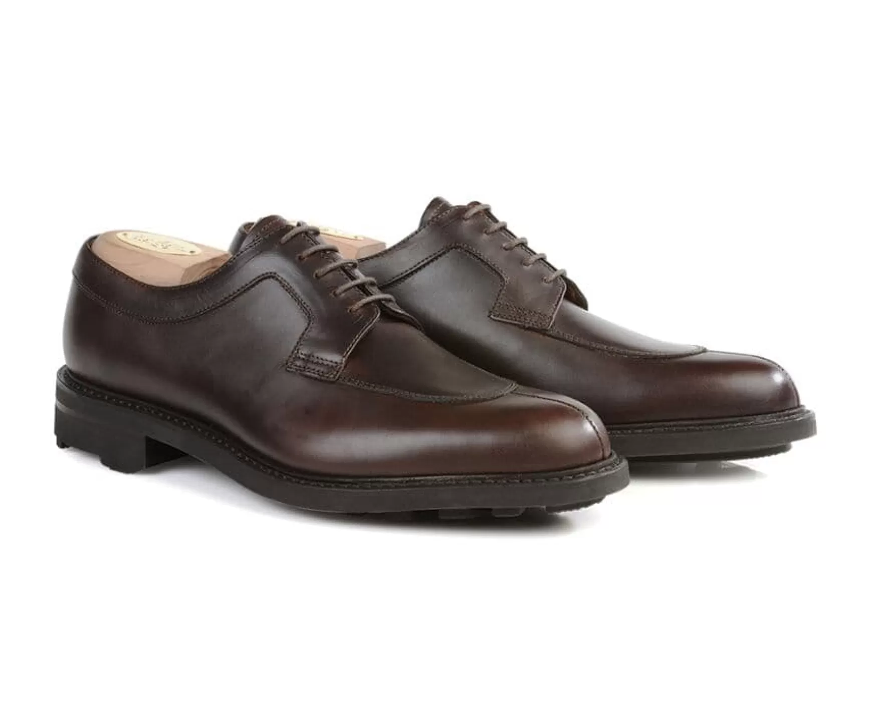 Bexley Comfort Shoes | Derby Shoes - Rubber Outsole Kent Gomme Country Chocolate