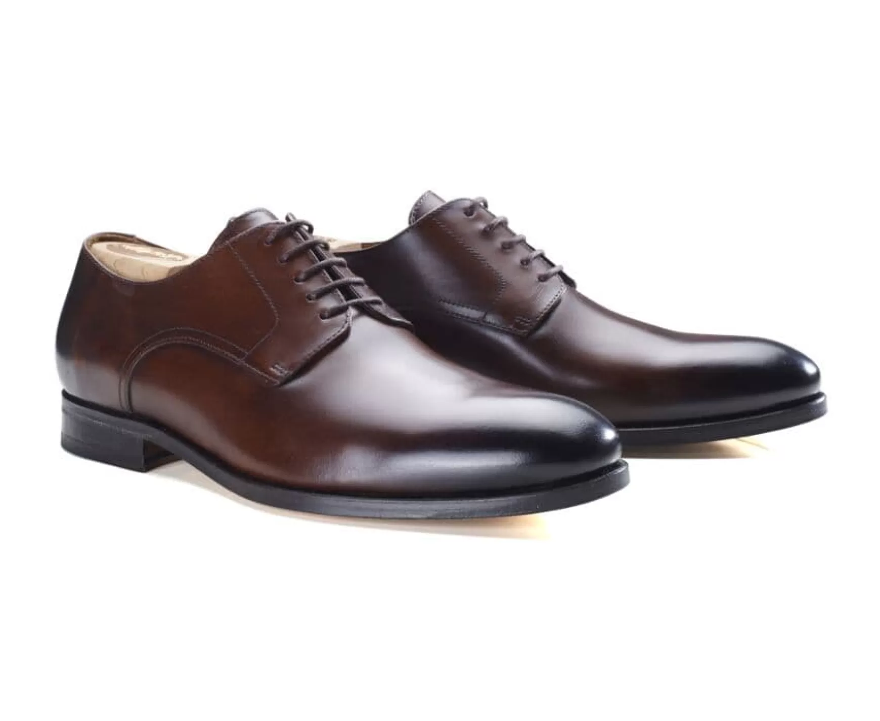 Bexley Comfort Shoes | Derby Shoes Penford Patina Chocolate