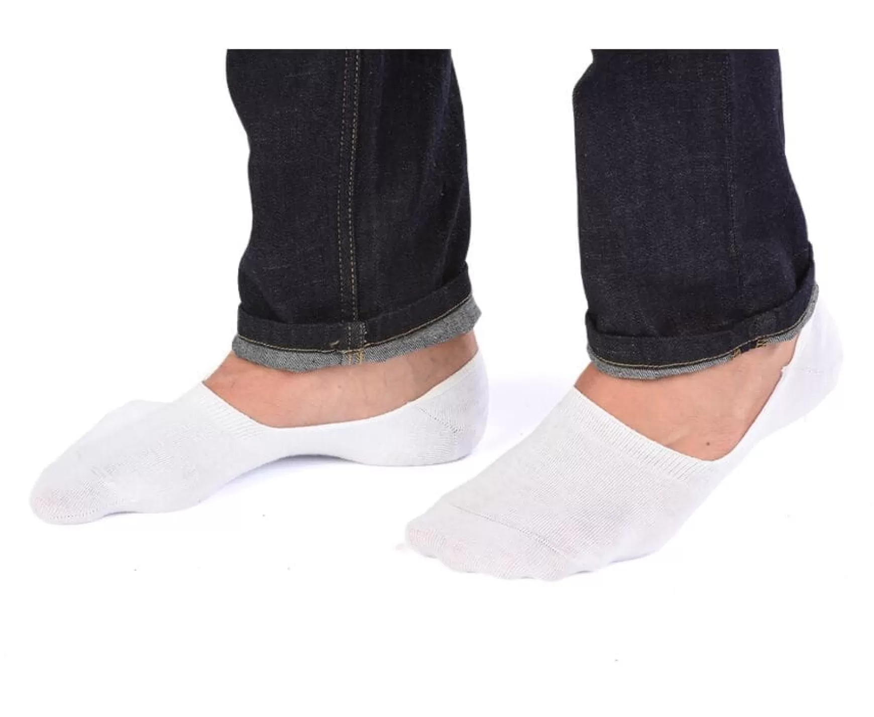 Bexley | Invisible Socks For Men White