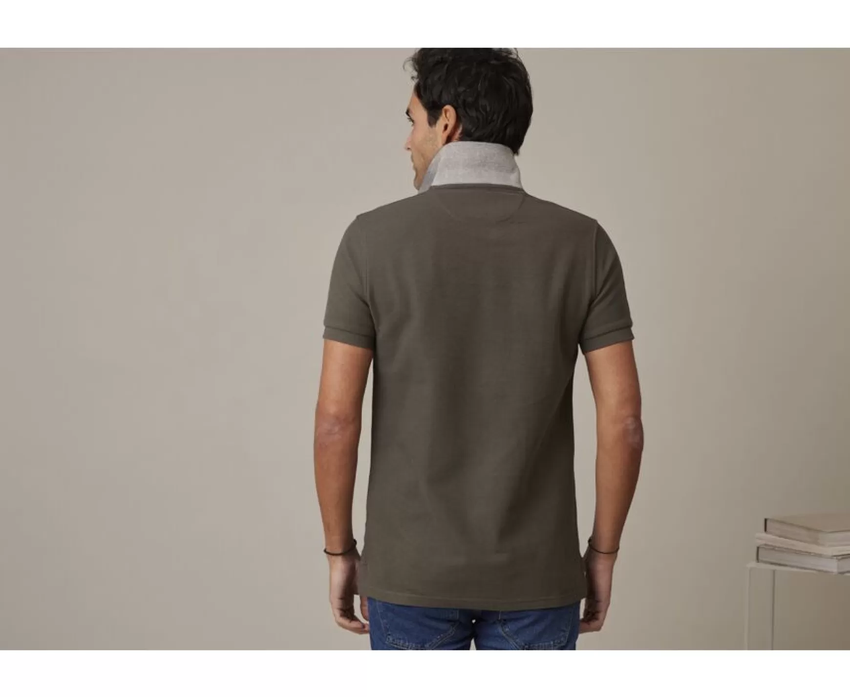 Bexley Adjusted Fit | Khaki Men'S Polo Shirt Andy Ii Kaki