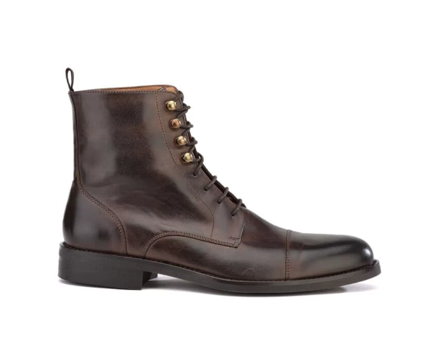 Bexley Comfort Shoes | Lace-Up Boots Derby Enfield Ii Gomme City Patina Chocolate