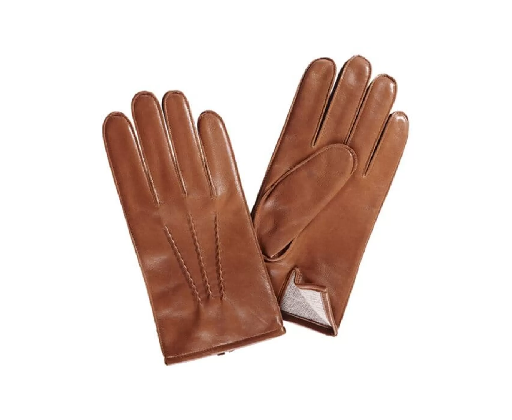 Bexley | Lambskin Men'S Leather Gloves | Brown Cognac