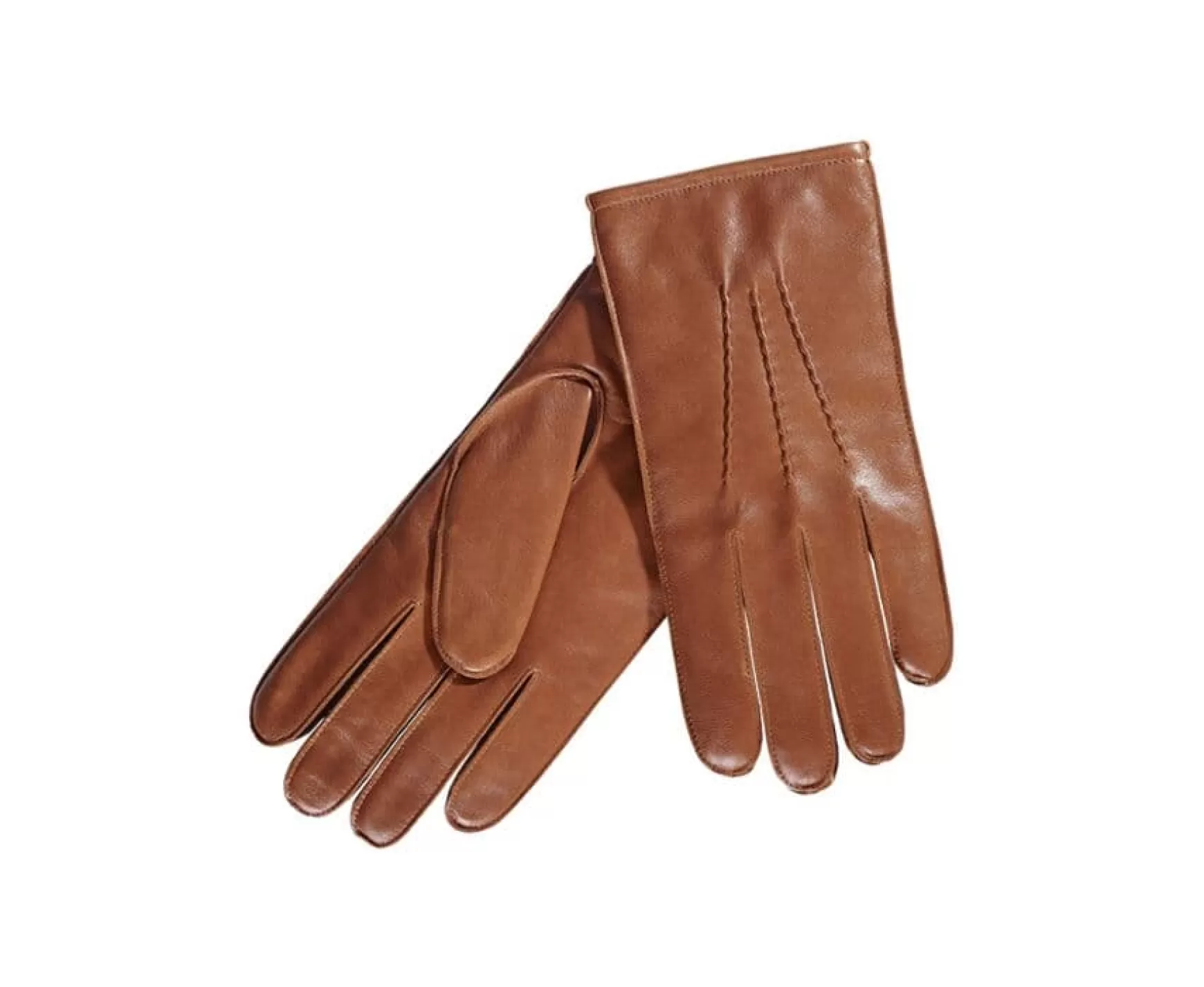 Bexley | Lambskin Men'S Leather Gloves | Brown Cognac