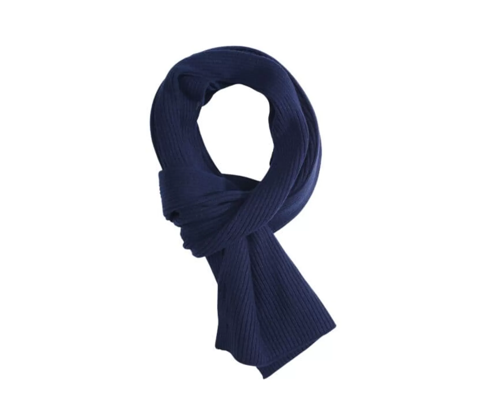 Bexley | Lambswool Scarf Navy Blue