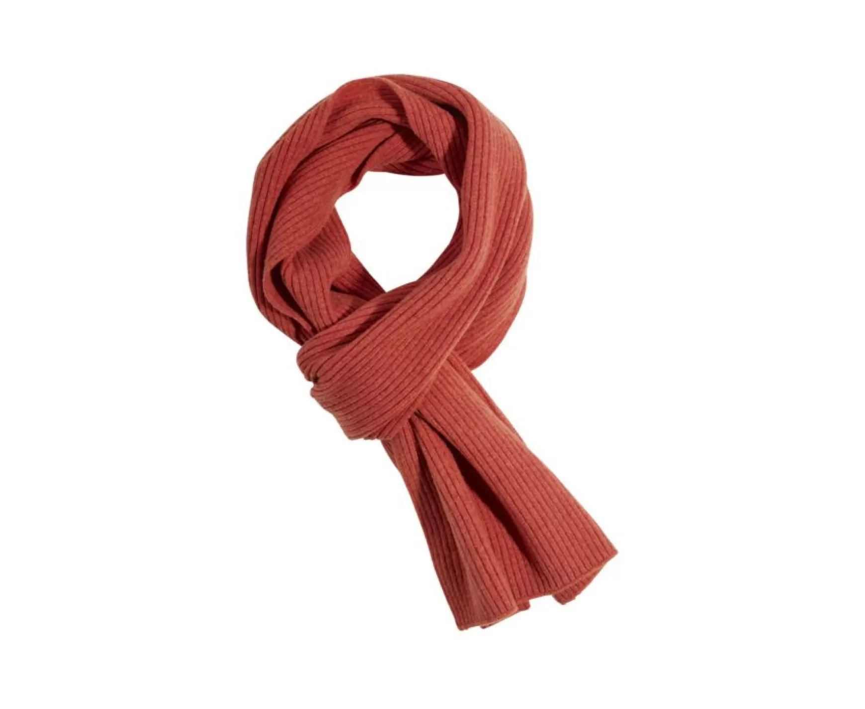 Bexley | Lambswool Scarf | Amber Red