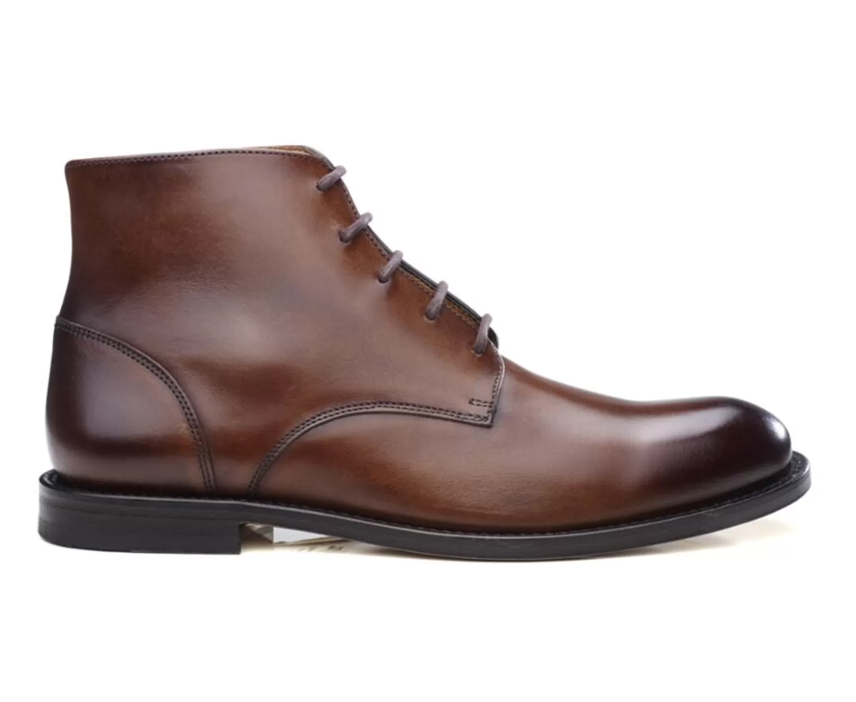 Bexley Boots Shoes | Leather Boots Kinsham Patina Chocolate