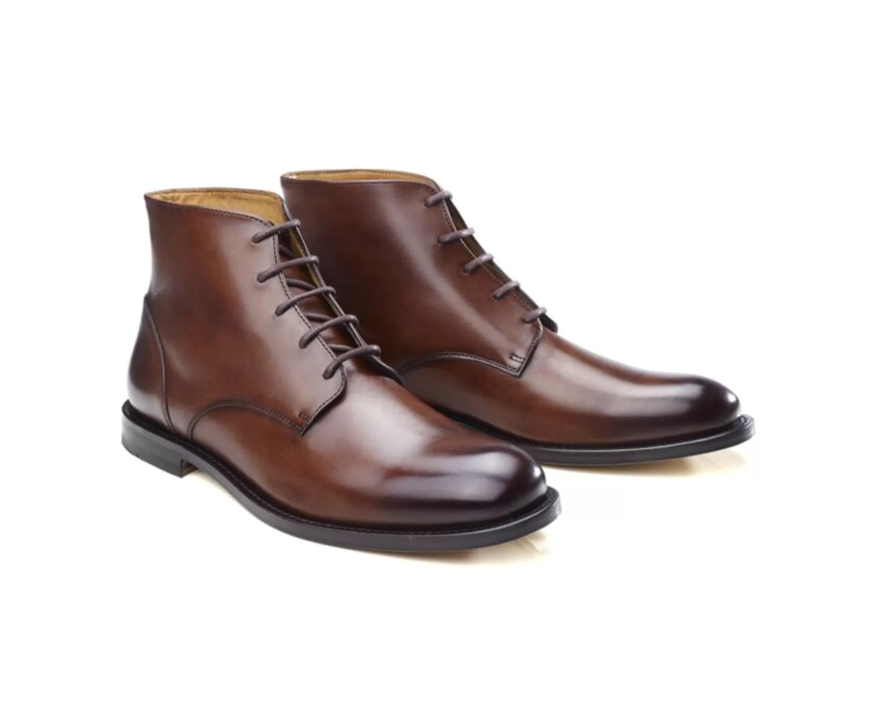 Bexley Boots Shoes | Leather Boots Kinsham Patina Chocolate