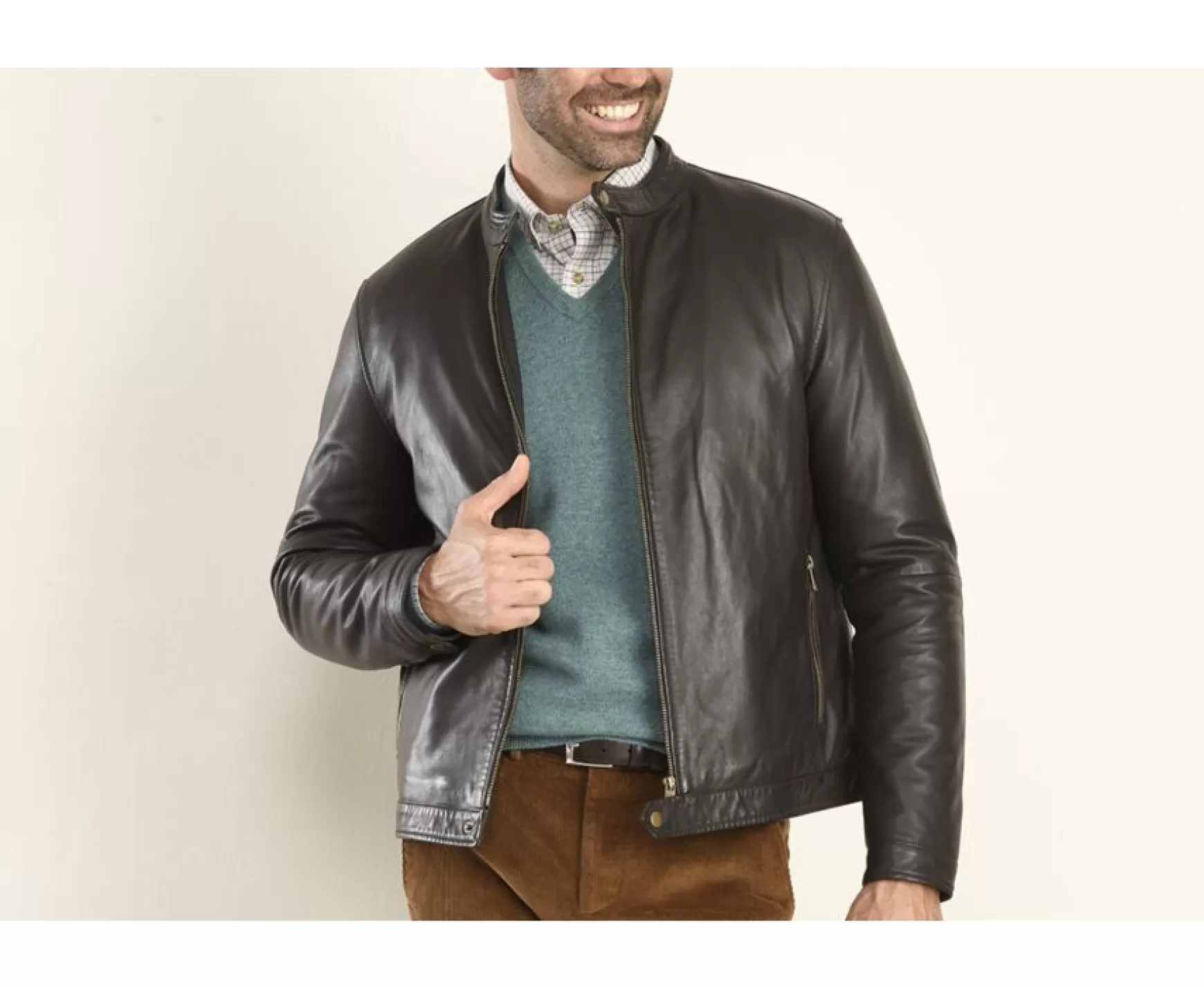 Bexley | Leather Jacket Carter Chocolate