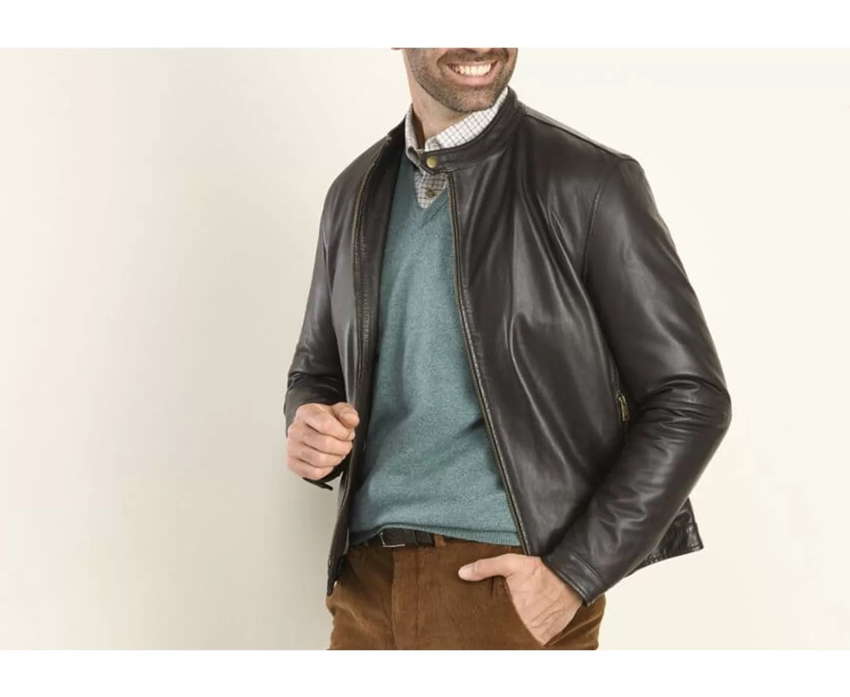 Bexley | Leather Jacket Carter Chocolate