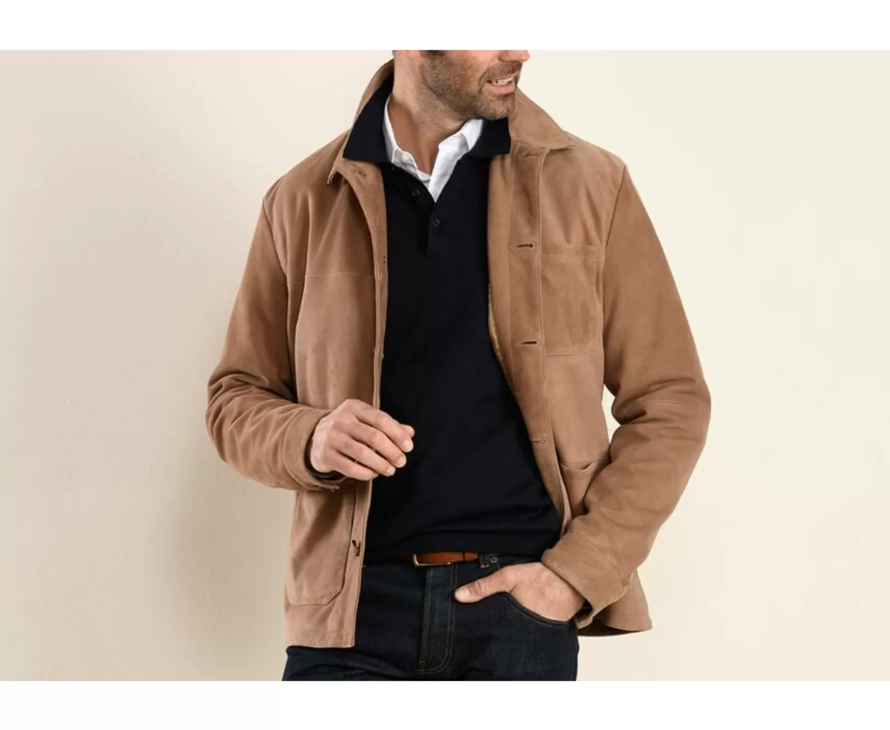 Bexley | Leather Jacket Faustin Dark Camel