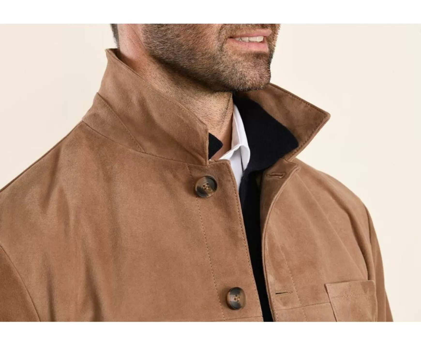 Bexley | Leather Jacket Faustin Dark Camel