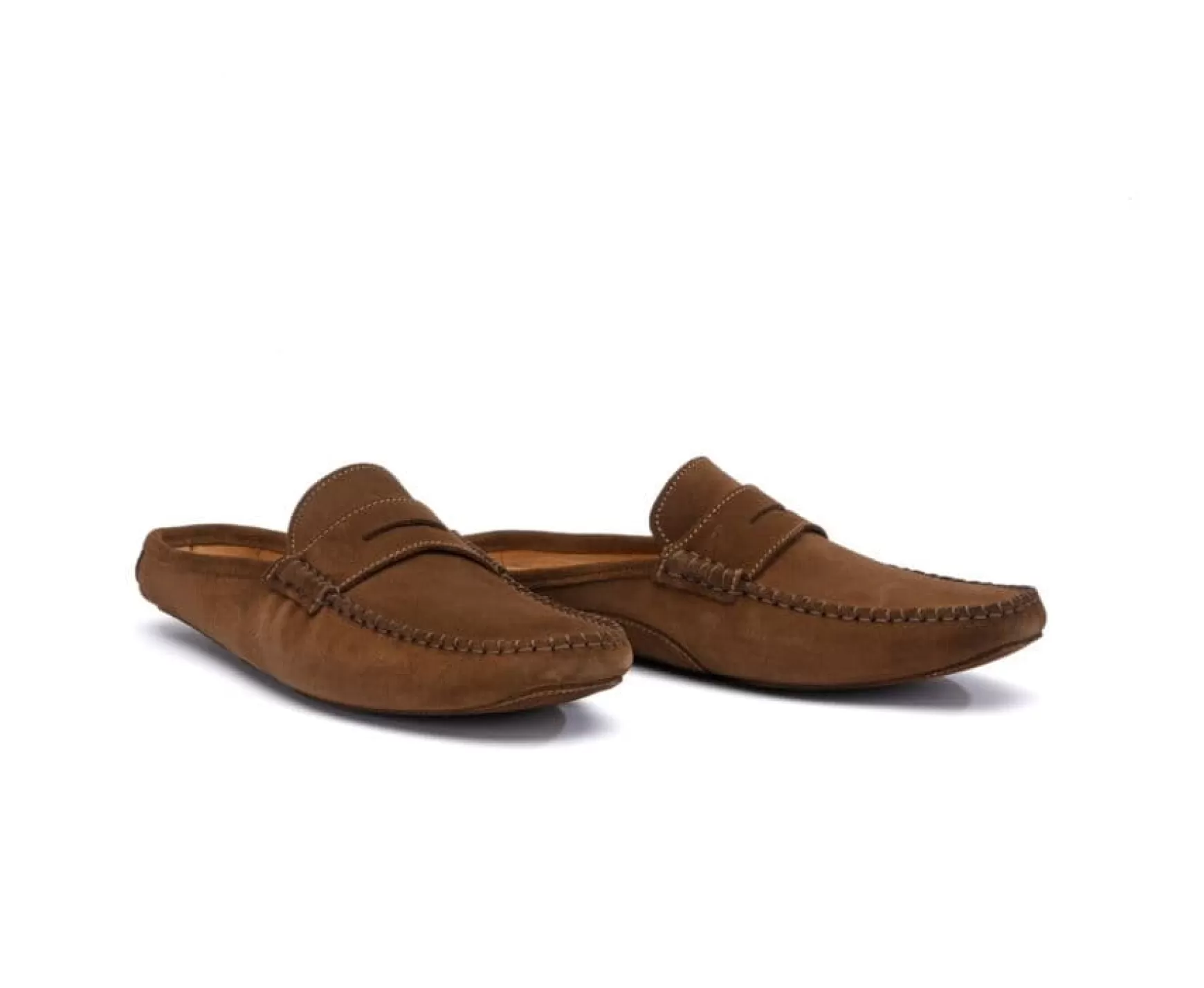 Bexley | Leather Lining Mules Slippers Hazelnut Suede