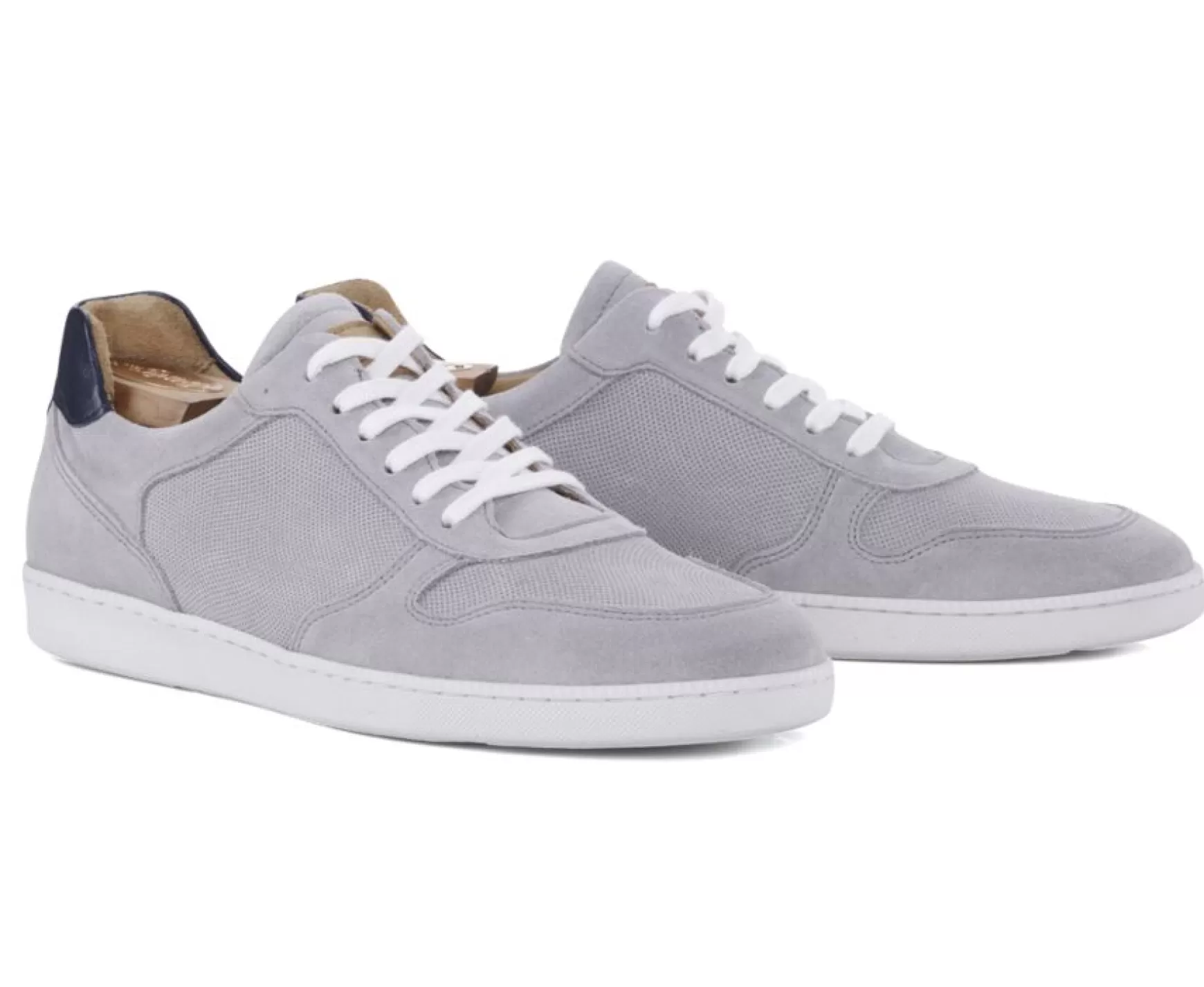 Bexley Trainers & Sneakers | Light Grey Suede Trainers Boronia Light-Grey Suede