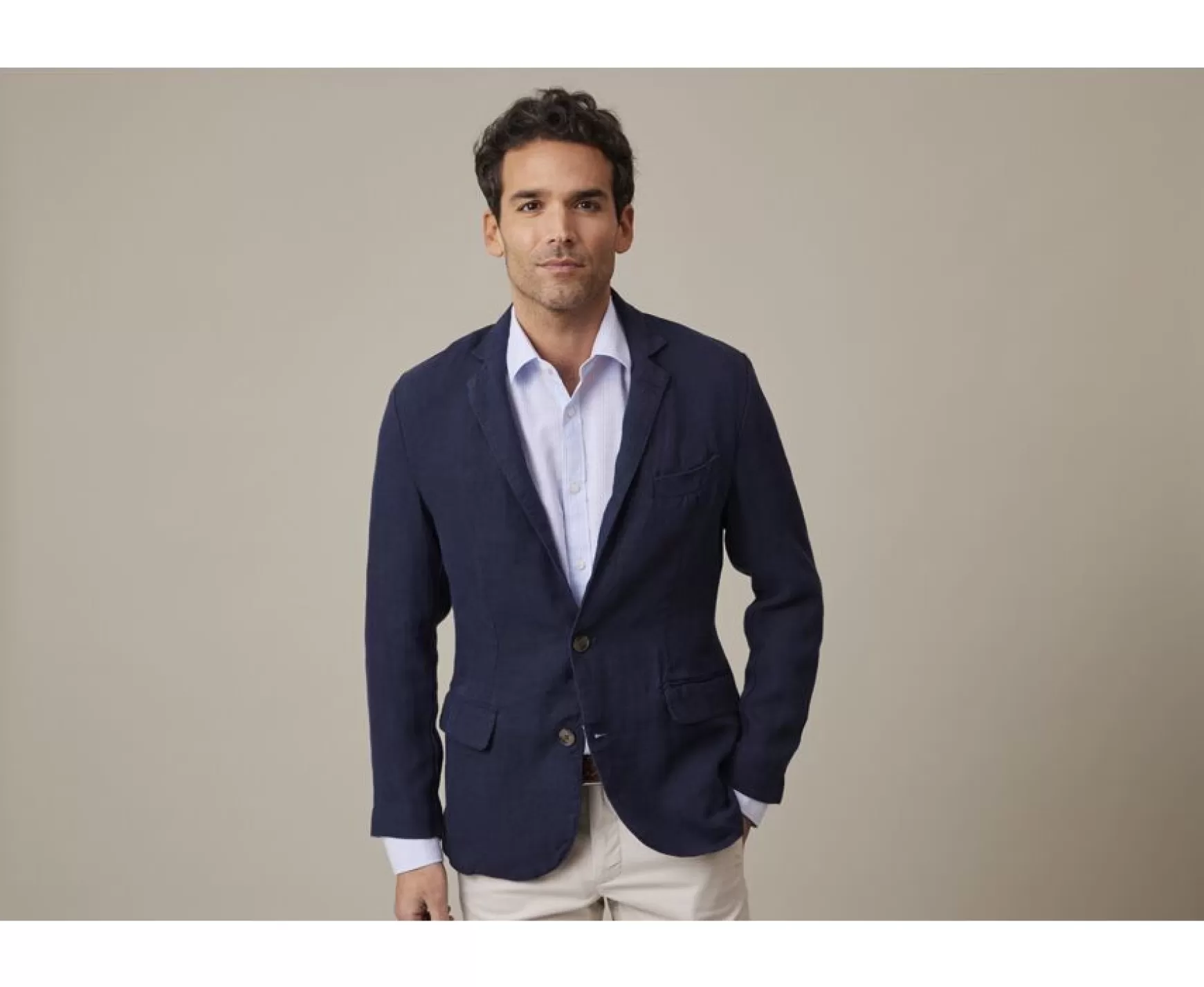 Bexley | Linen Blazer Lubin Navy