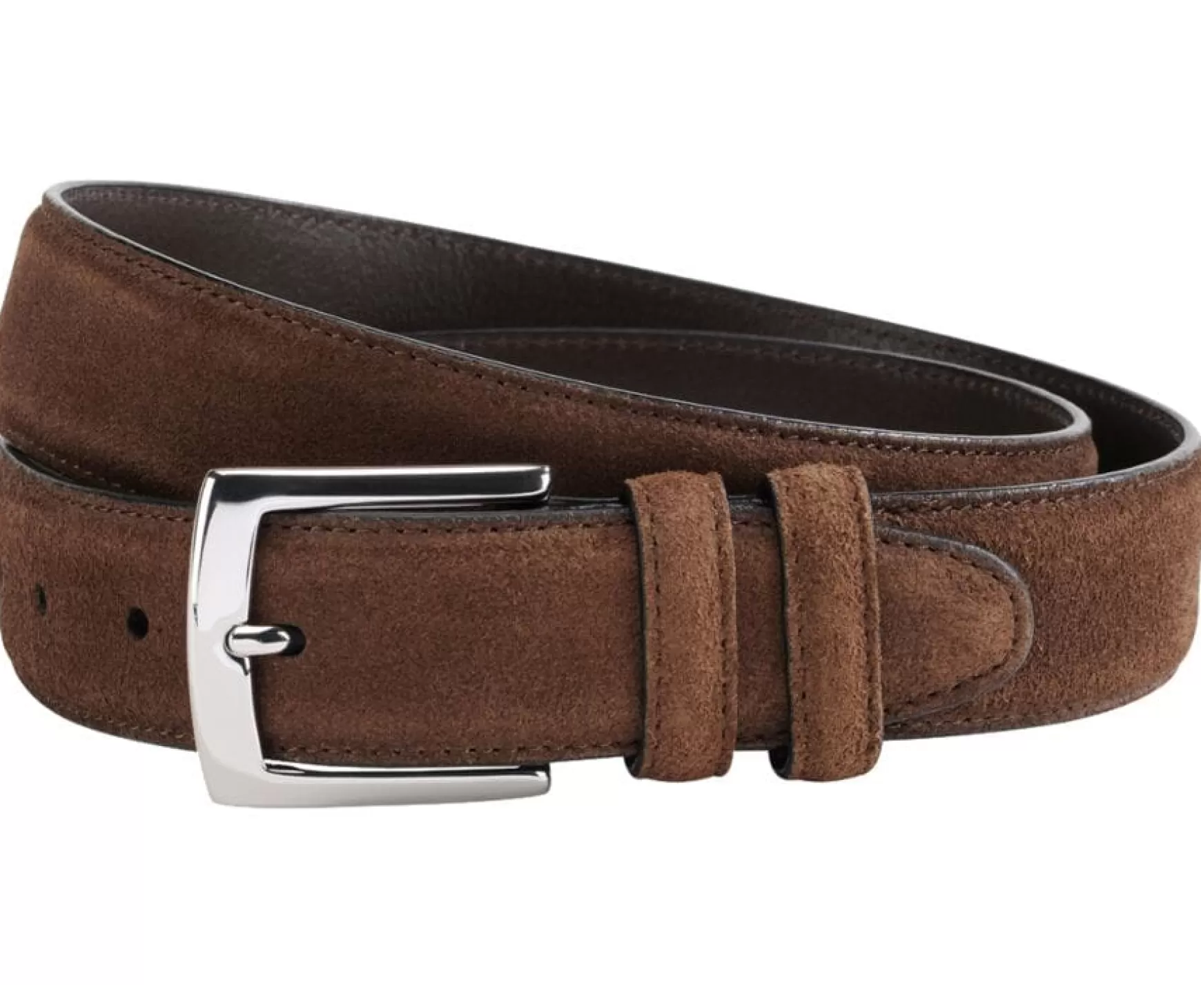 Bexley | Luxury Belt For Men Westgate Silver Havana Suede