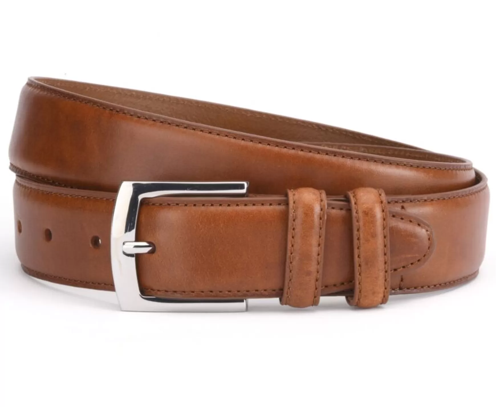 Bexley | Luxury Belt For Men Westgate Silver Patina Gold