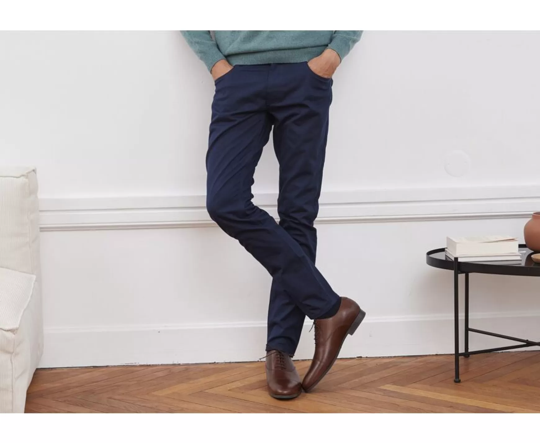 Bexley Adjusted Fit | Men'S 5 Pocket Trousers Karson Navy