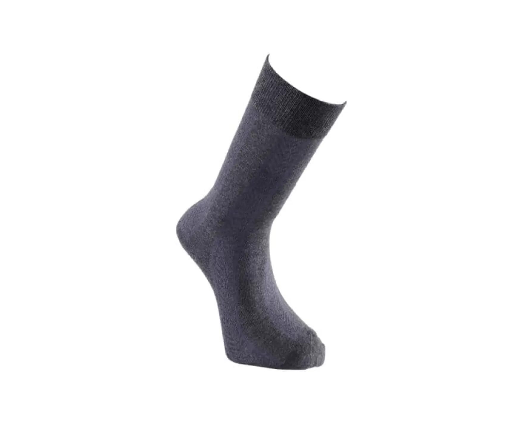 Bexley | Men'S Anthracite Grey Thick Cotton Socks With Herringbone Style Grey Anthracite