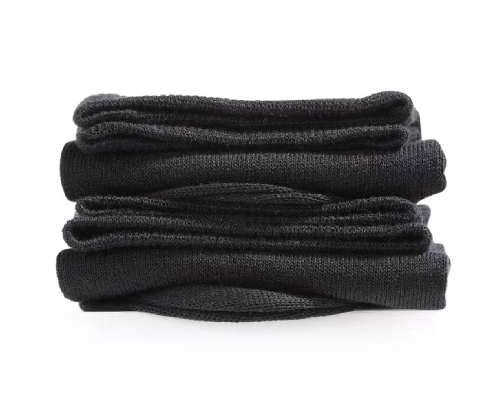 Bexley | Men'S Black Thin Cotton Socks Blackblack With Black Waistband